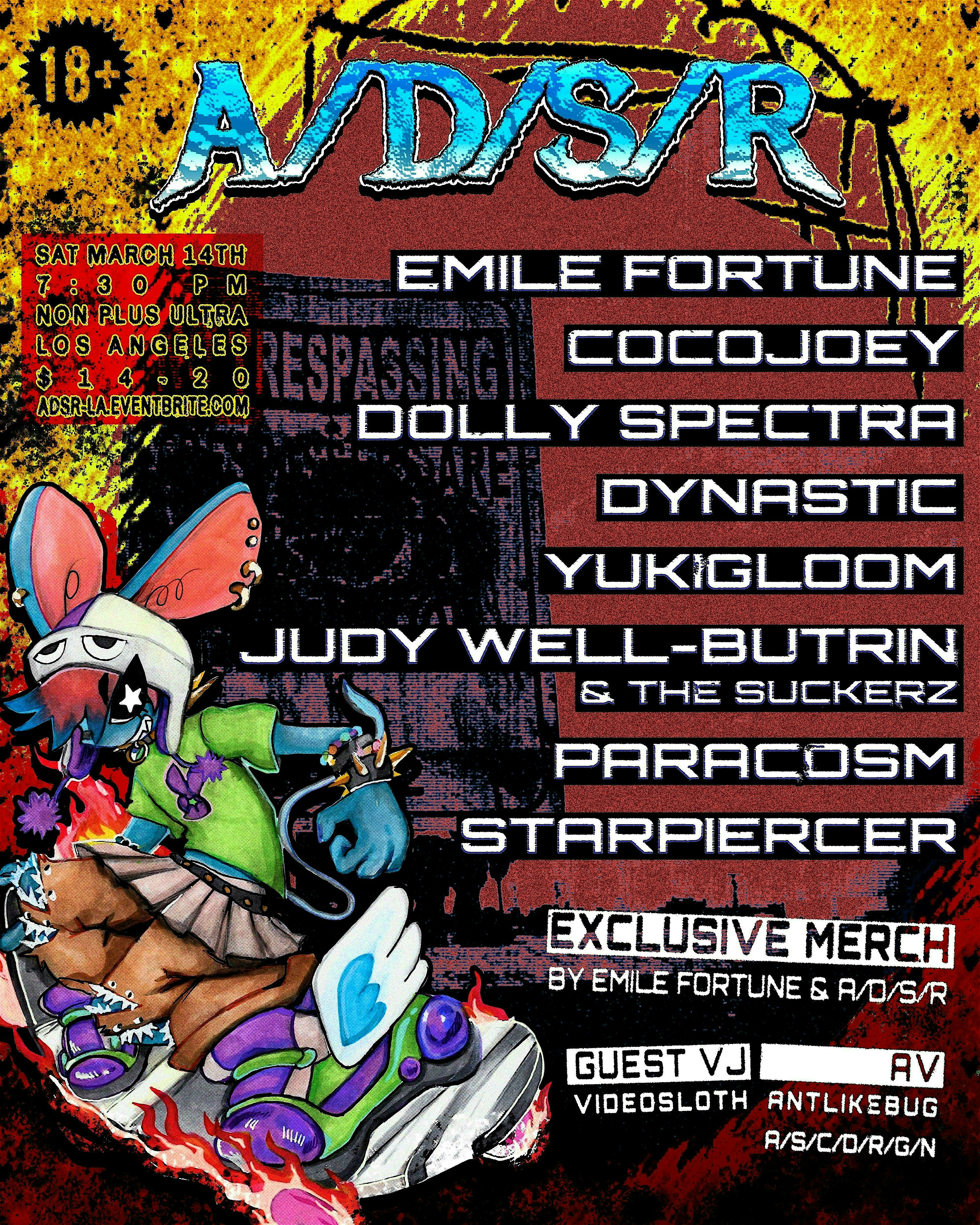 ADSR ft. EMILE FORTUNE, DYNASTIC, COCOJOEY, DOLLY SPECTRA, YUKIGLOOM & MORE