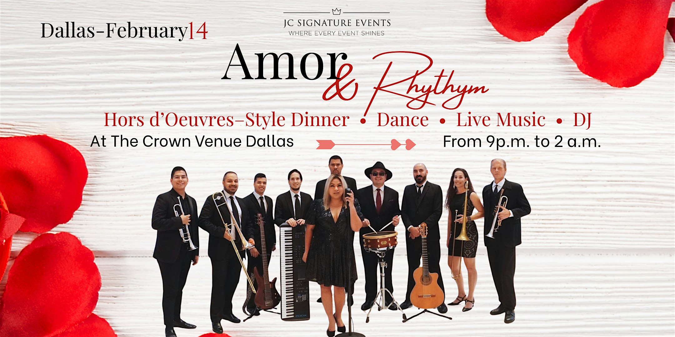 Amor & Rhythm: Valentine’s Dinner & Dance Experience in Dallas -2nd Edition
