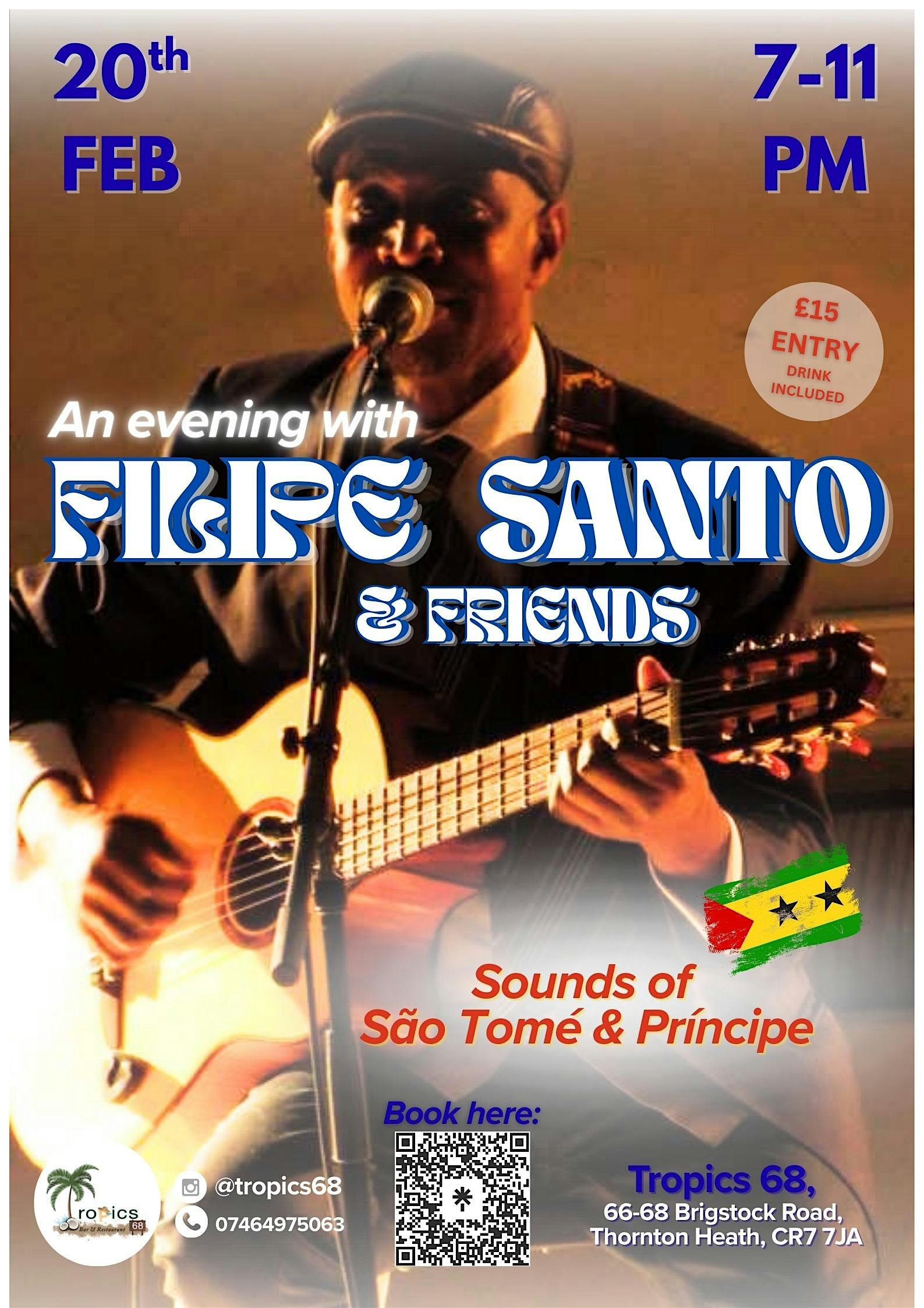 An Evening with Filipe Santo & Friends LIVE: Sounds of São Tomé & Príncipe