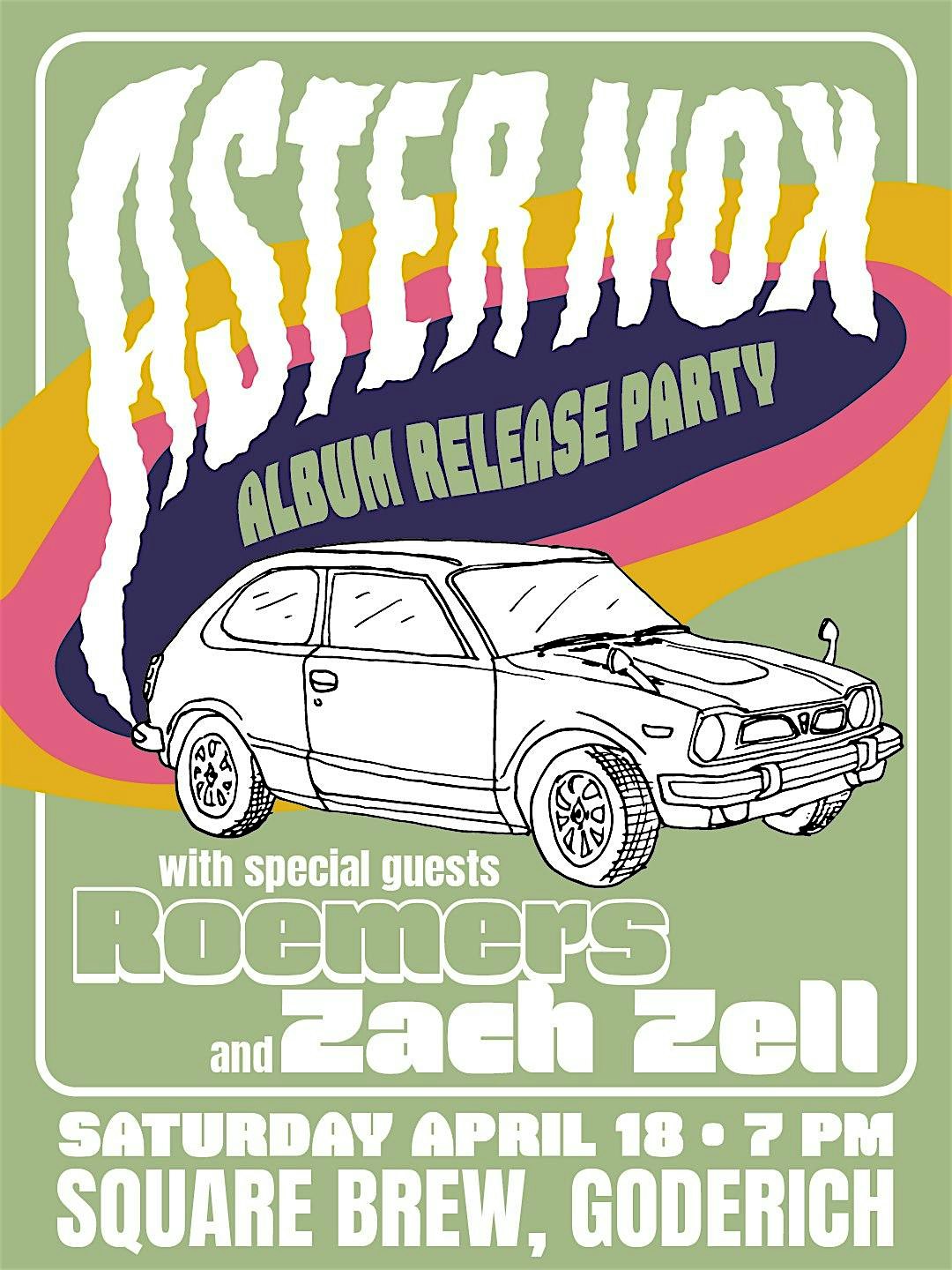 Aster Nox Album Release WSG Roemers and Zach Zell