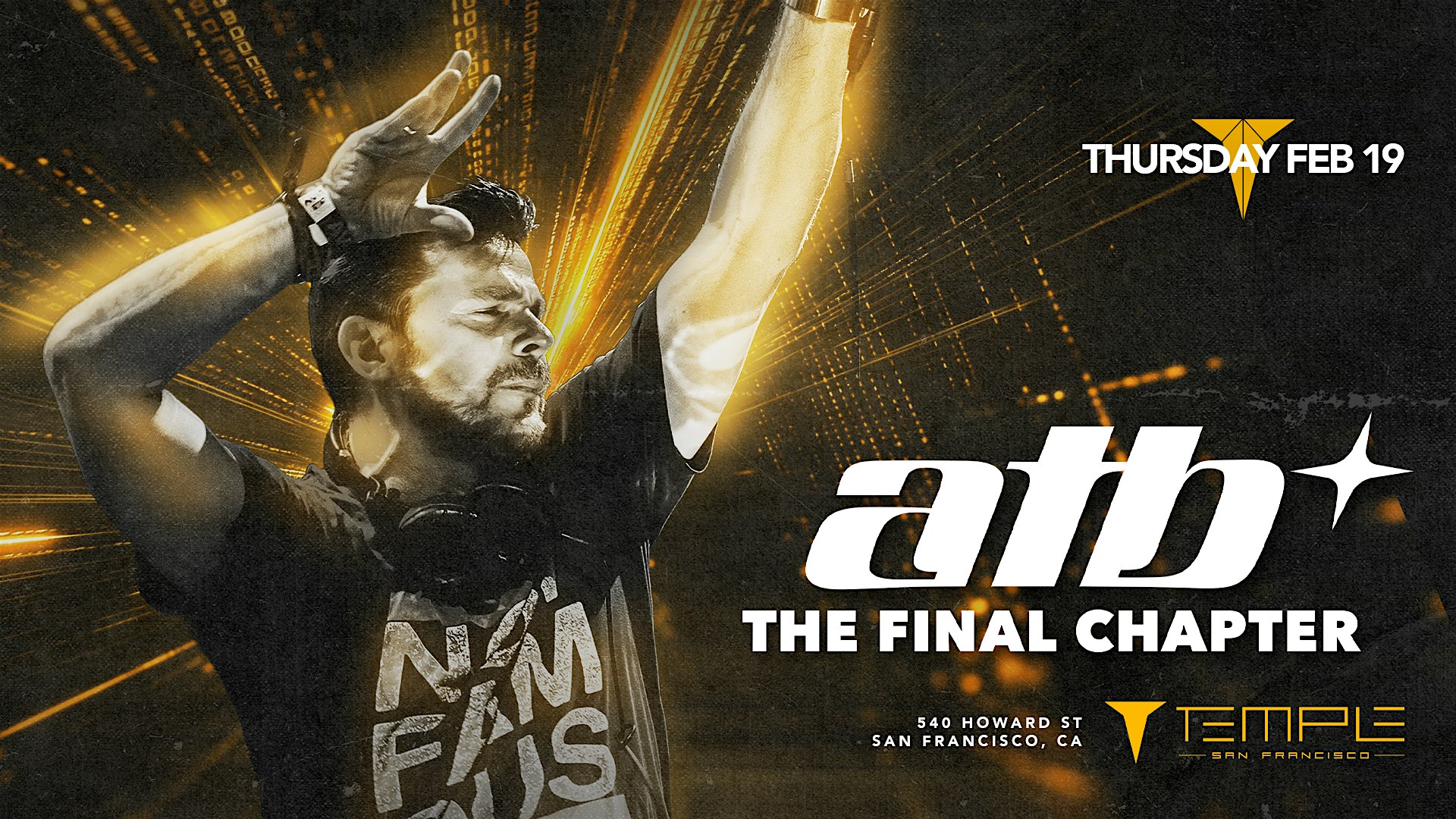 ATB - The Final Chapter Tour Flyer
