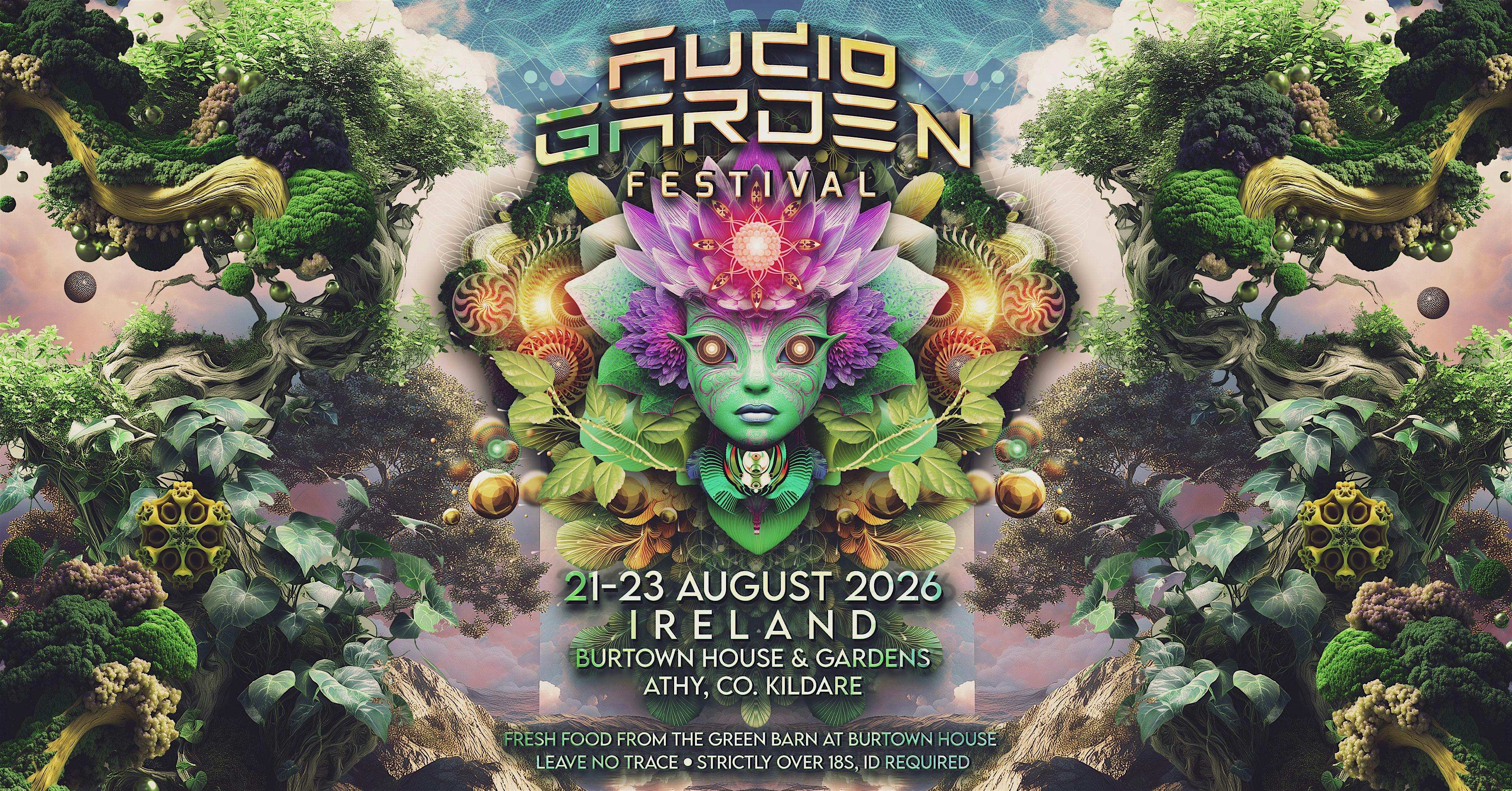 Audio Garden Festival 2026 Flyer