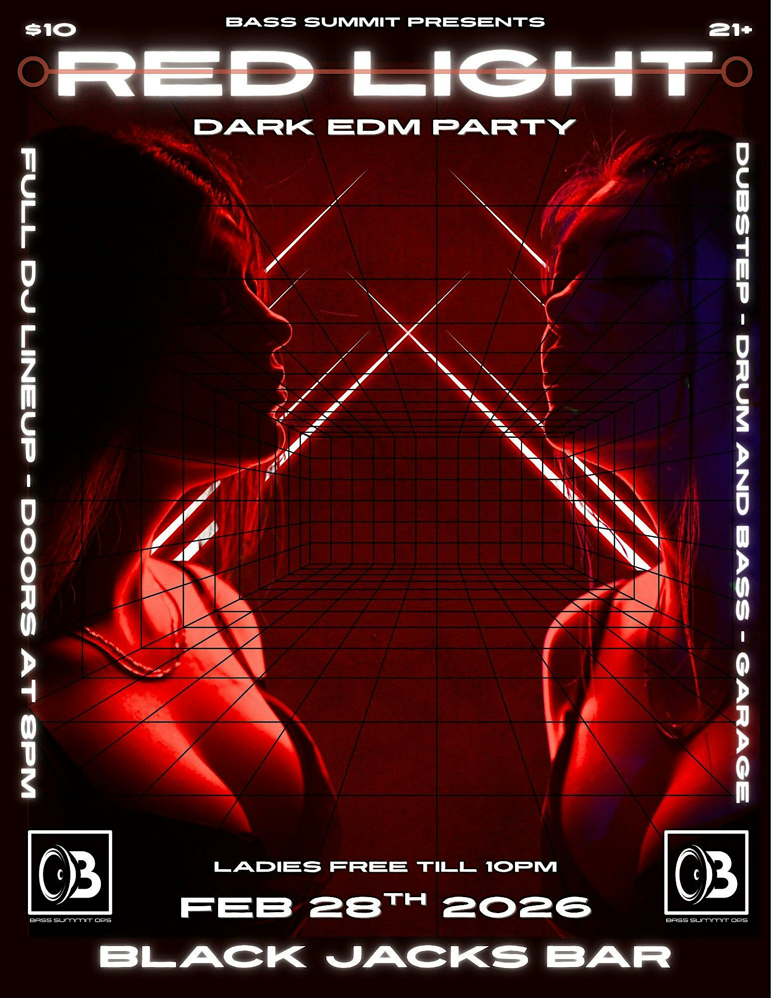 Bass Summit Presents - Red Light - Dark EDM Party
