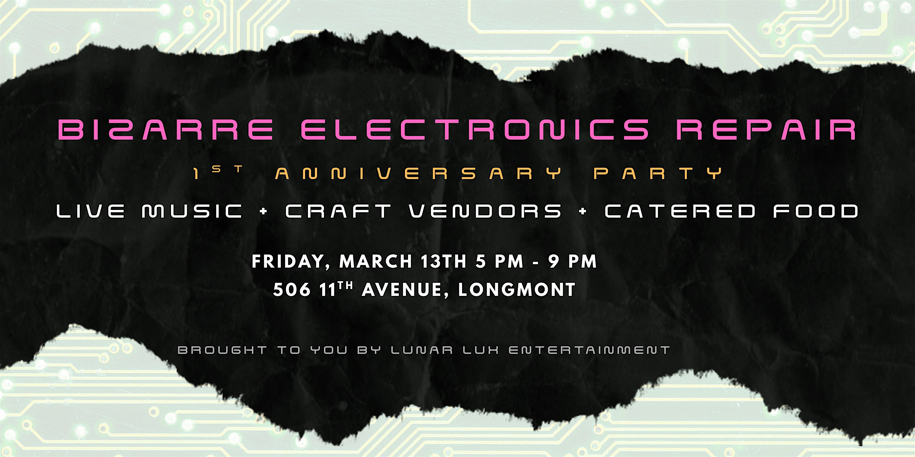 Bizarre Electronics Anniversary Party & Clothing Drive