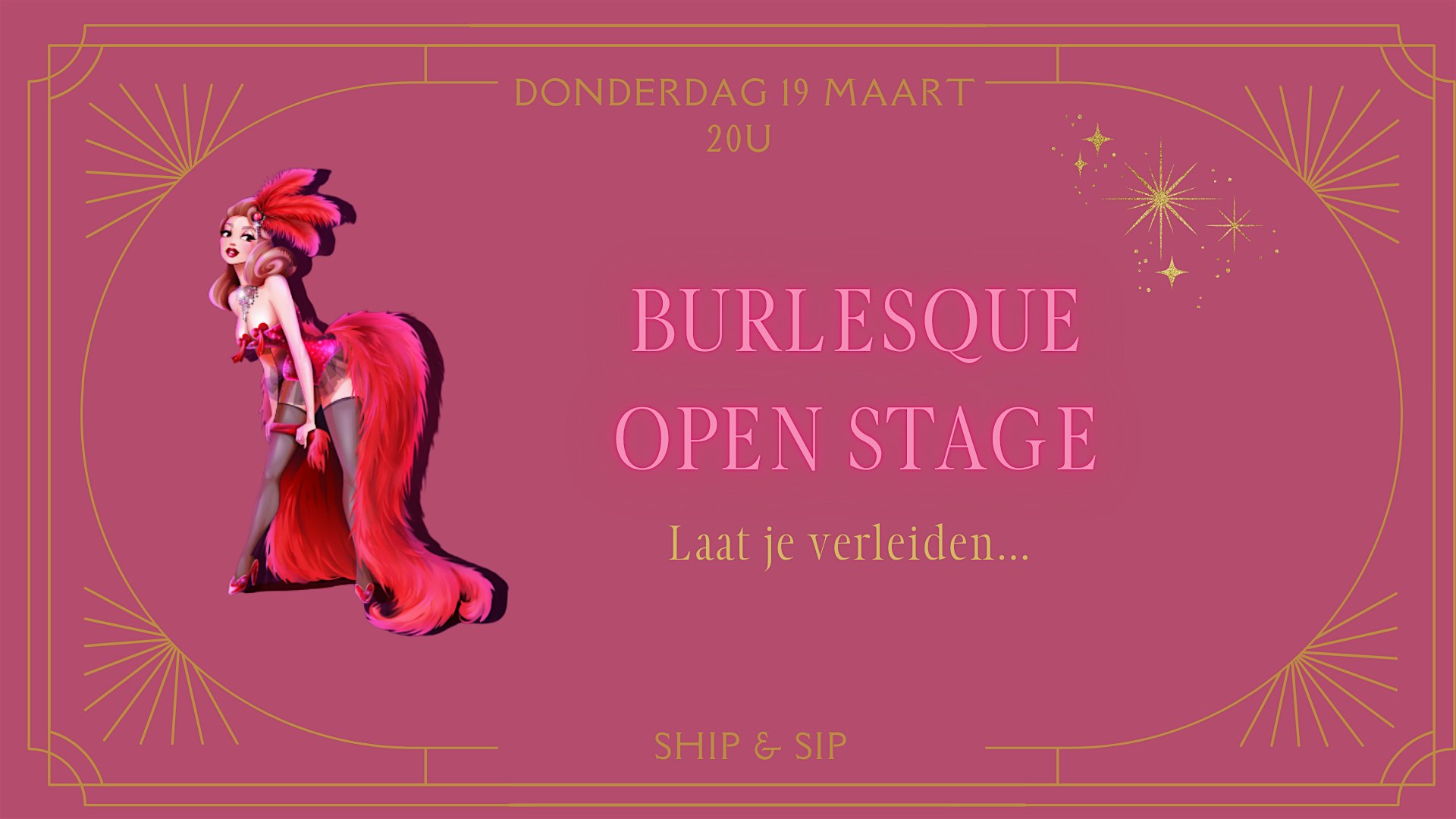 ✨ Burlesque Open Stage Optreden ✨