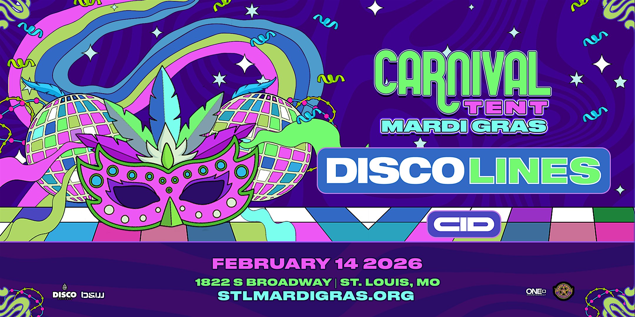 Carnival Tent | Mardi Gras Ft. DISCO LINES