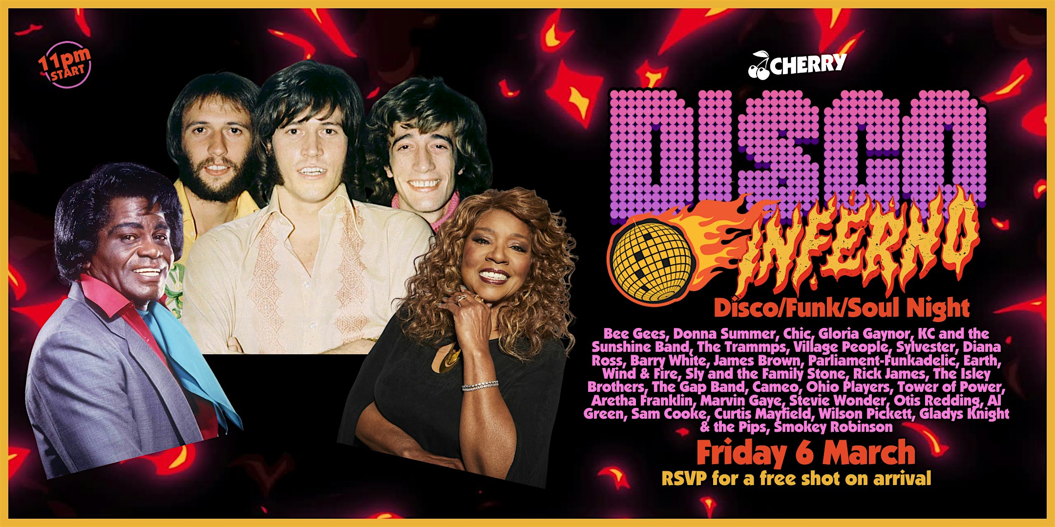 Disco Inferno Soul / Funk / Disco Party , FRI MARCH 6
