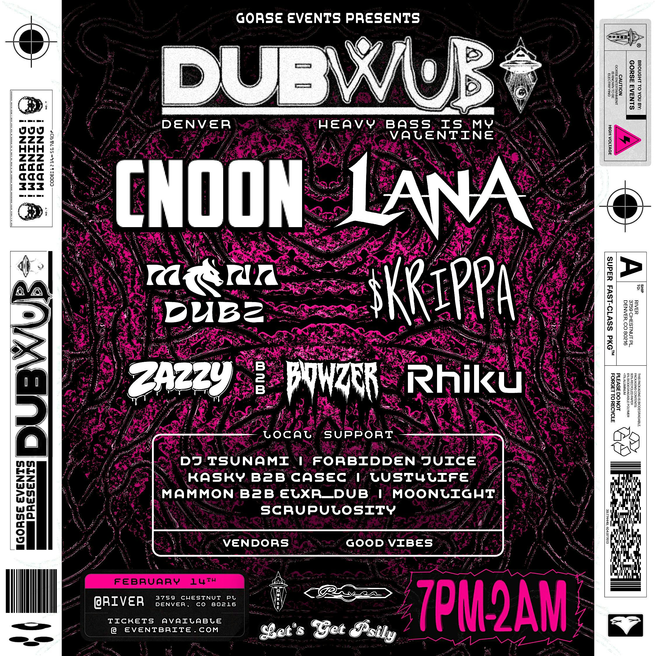 DUB WUB DENVER: HEAVY BASS IS MY VALENTINE