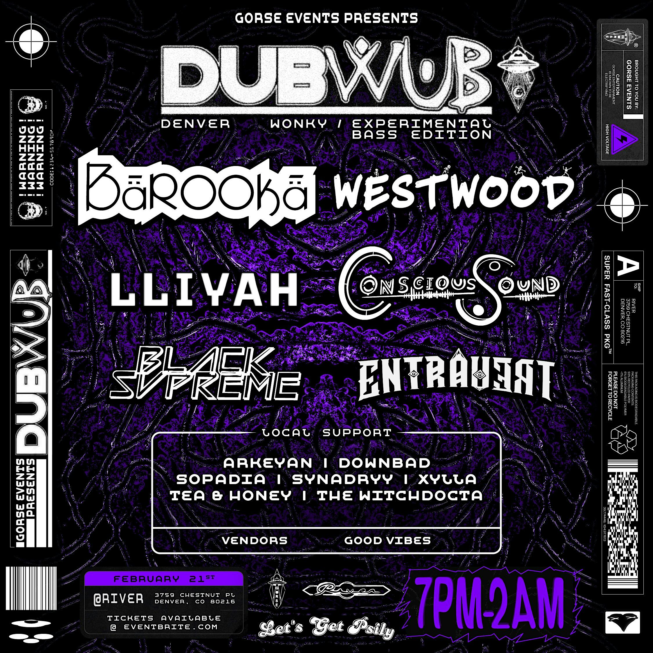 DUB WUB DENVER WONKY & EXPERIMENTAL BASS