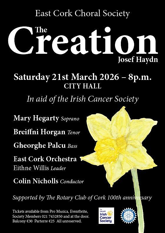 East Cork Choral Society presents Haydn’s The Creation