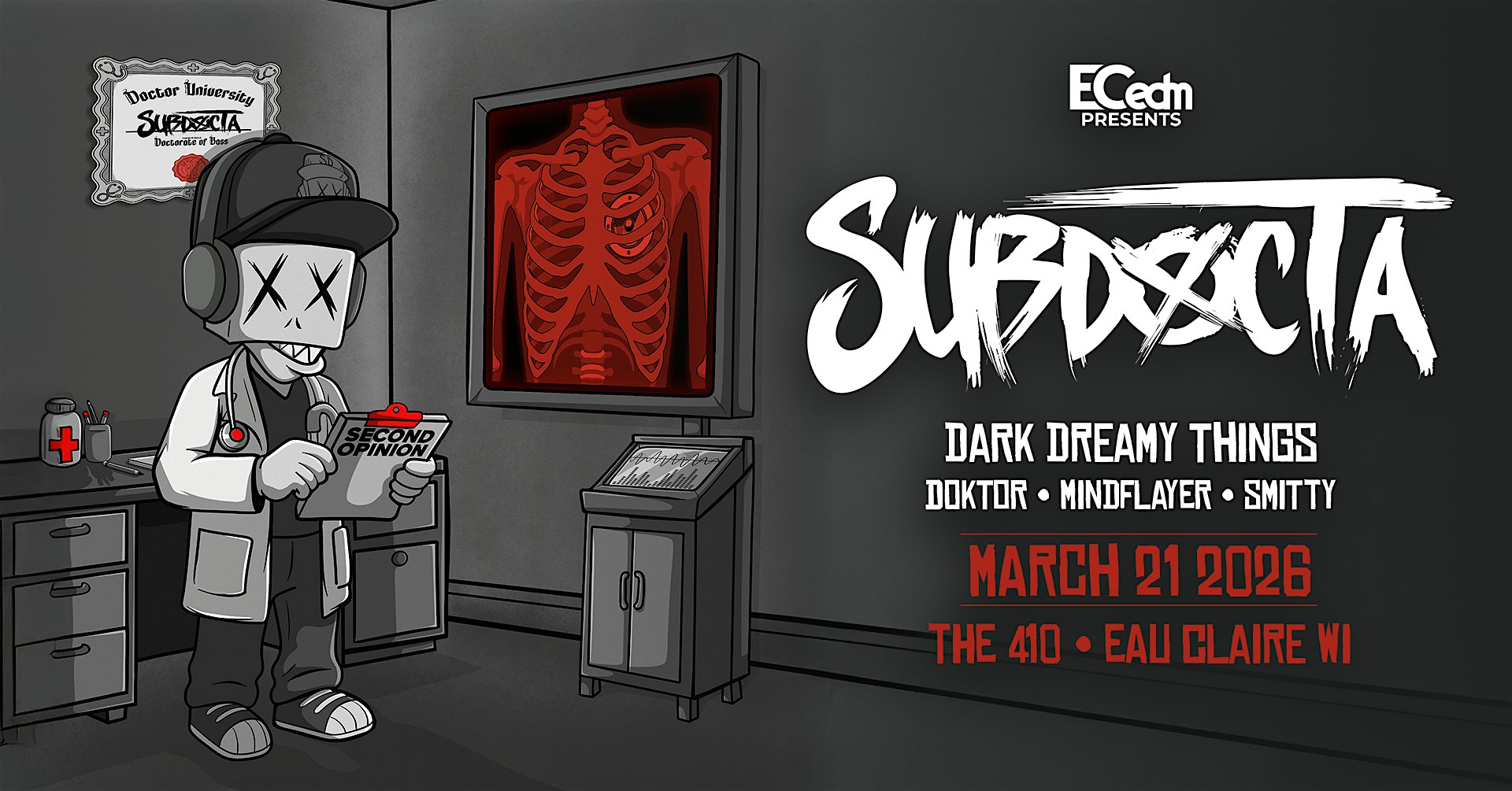 ECedm Presents: SUBDOCTA - Second Opinion Tour