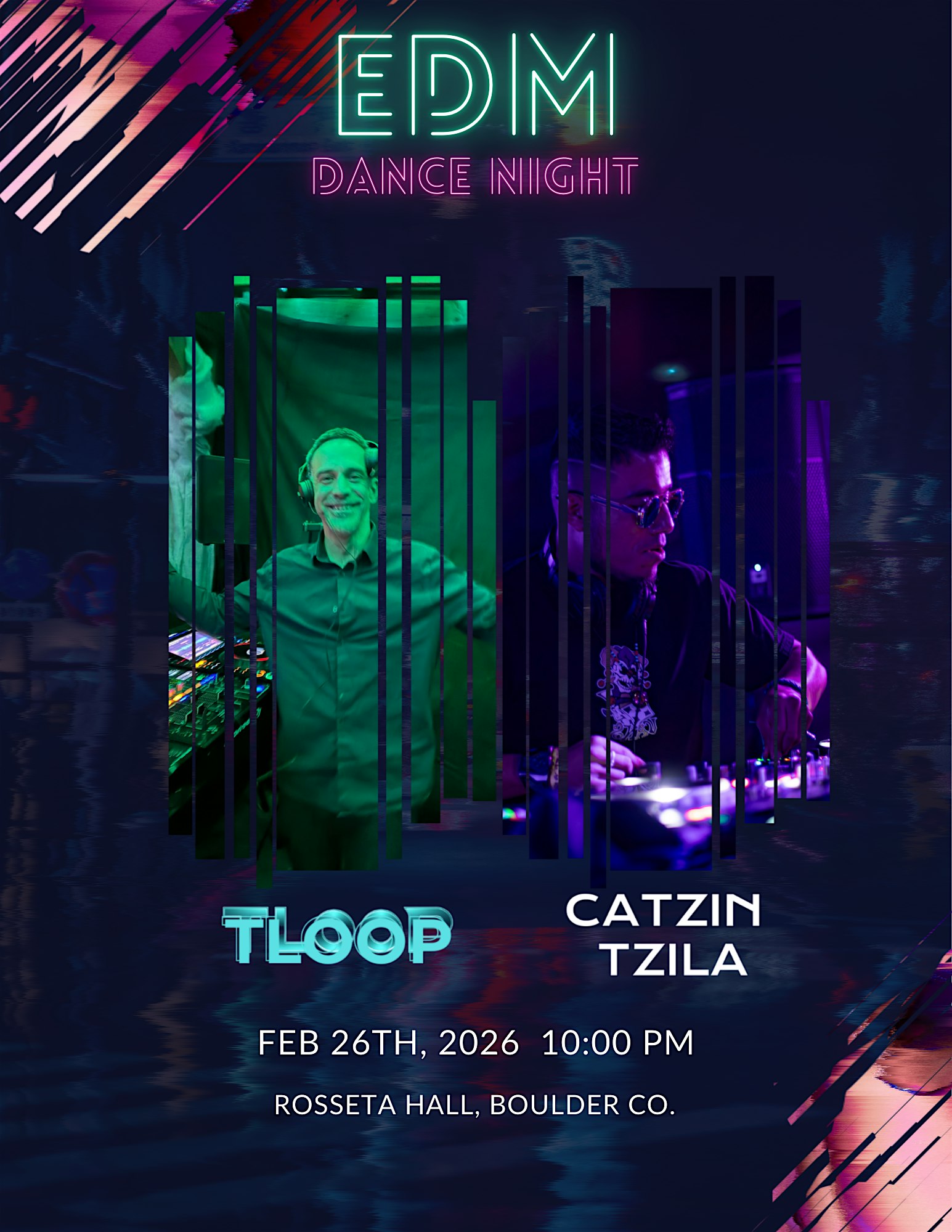EDM Dance -feat. Catzin Tzila / TLooP  @ Rosetta Hall College Night