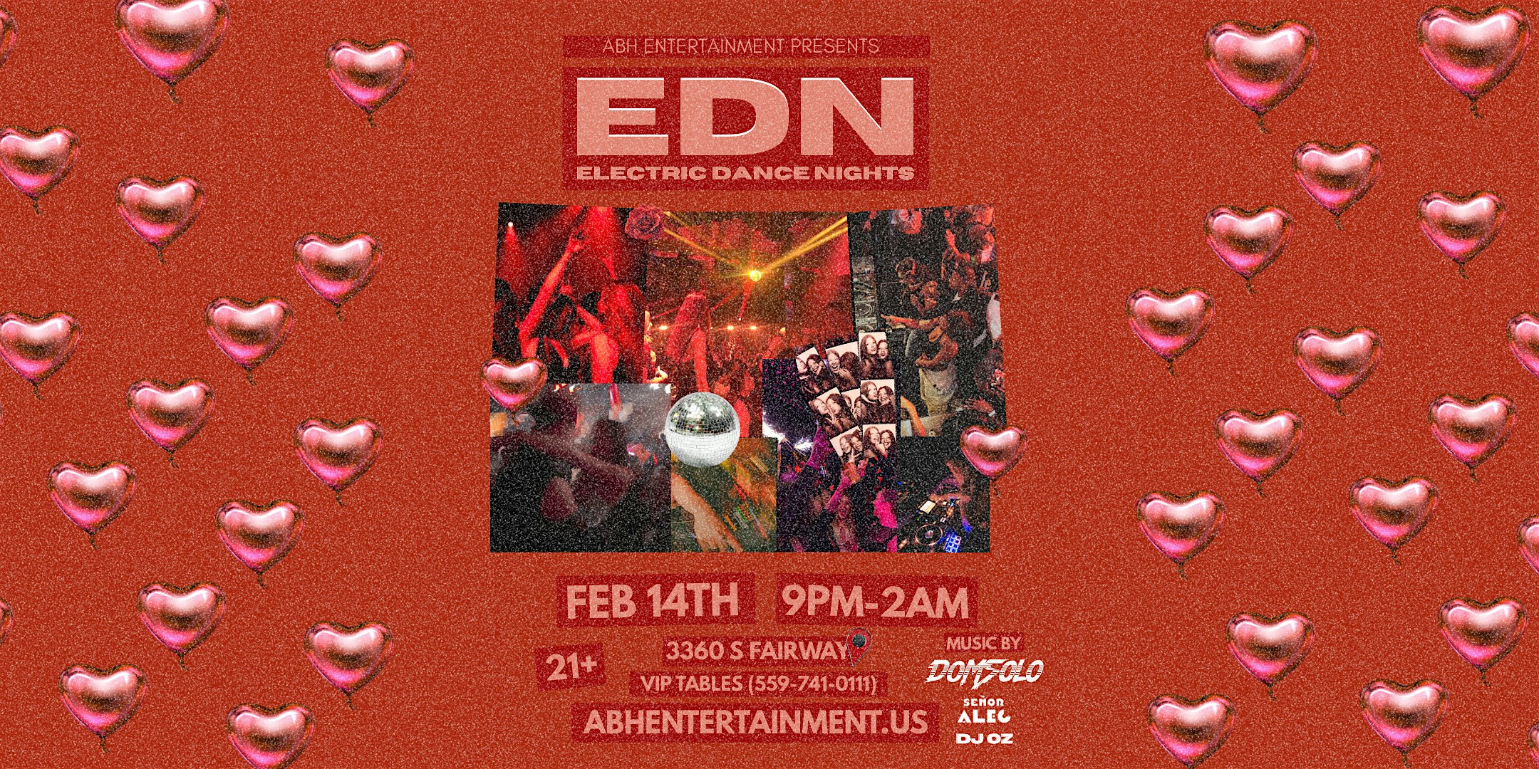 "EDN" ELECTRIC DANCE NIGHTS - VALENTINE EDITION