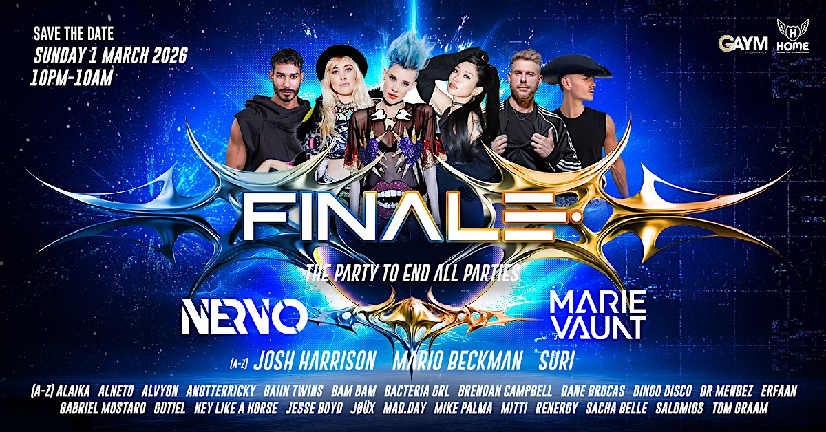 FINALE 2026: Mardi Gras Closing Party