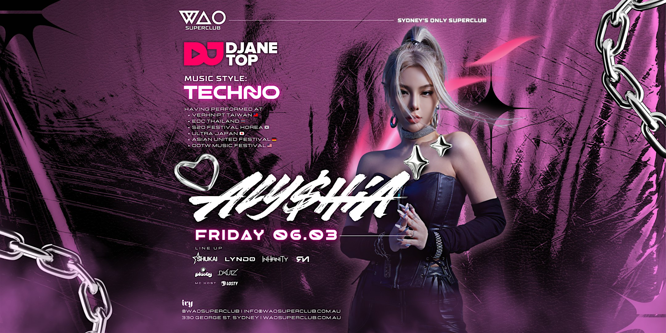 FRI 06 MAR - WAO SUPERCLUB @ IVY