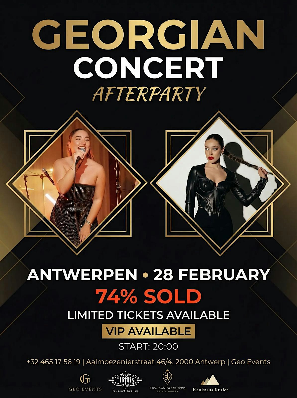 Georgian Live Concert & Party in Antwerp