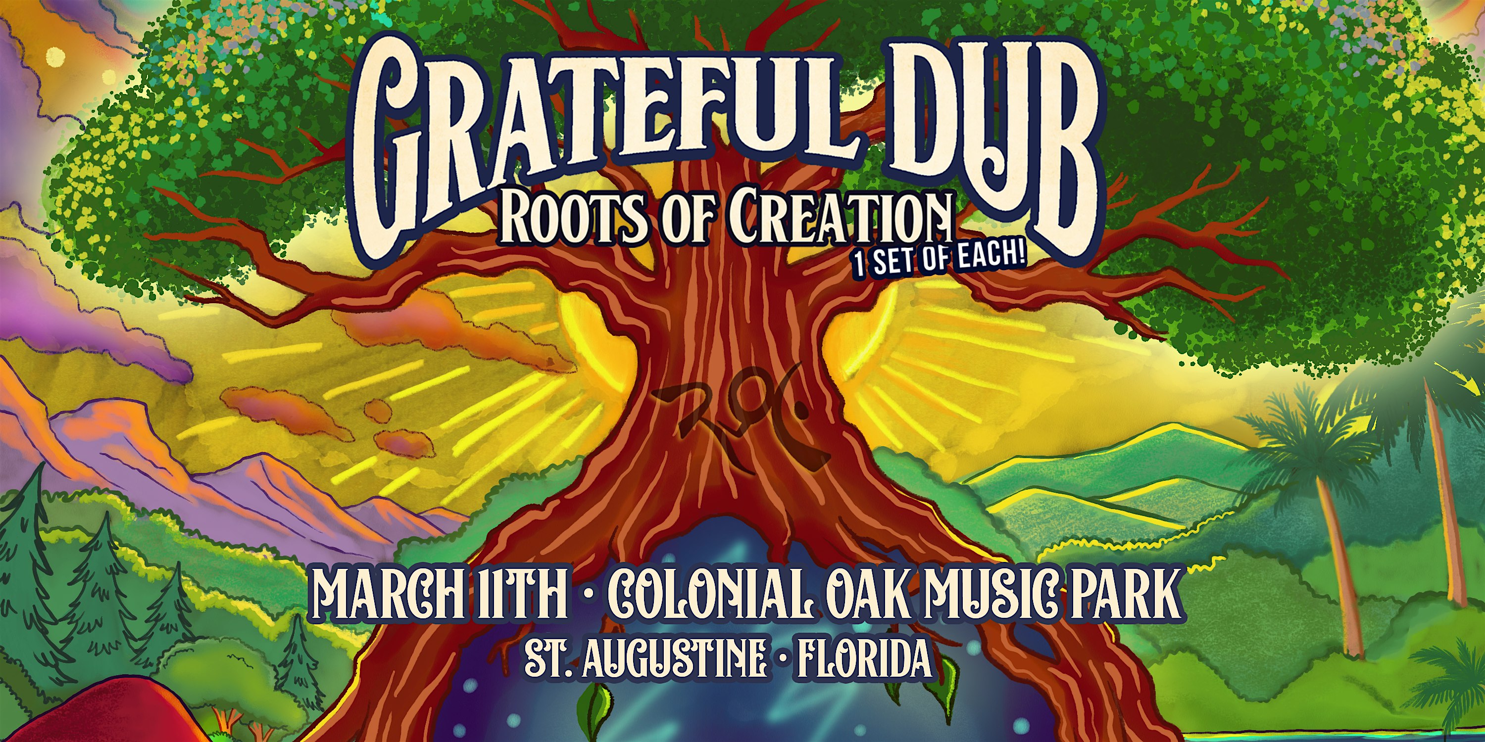 GRATEFUL DUB: A Reggae-infused tribute to the GRATEFUL DEAD  - ST AUGUSTINE Flyer