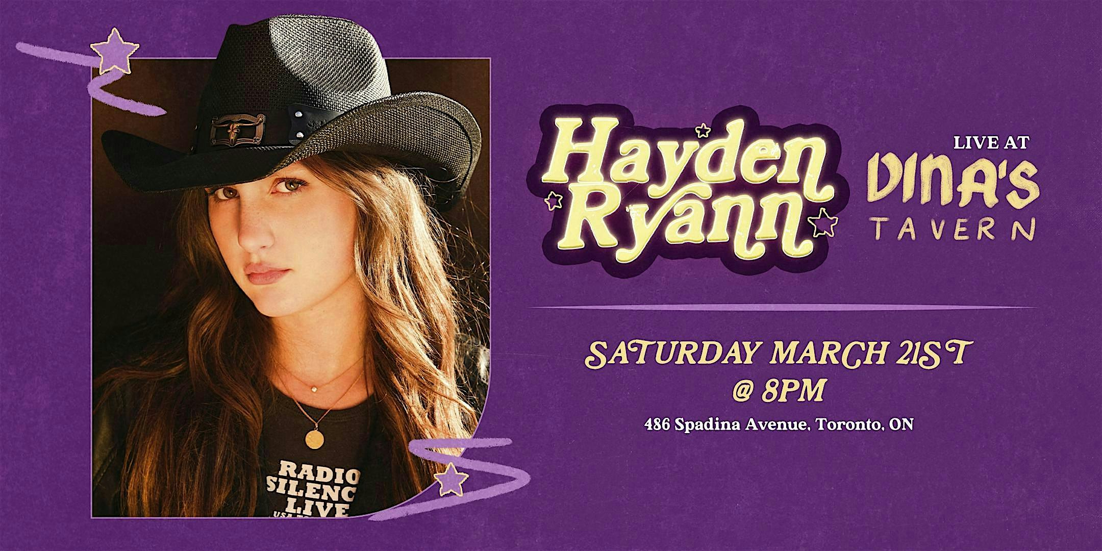 Hayden Ryann Live at Dina's Tavern