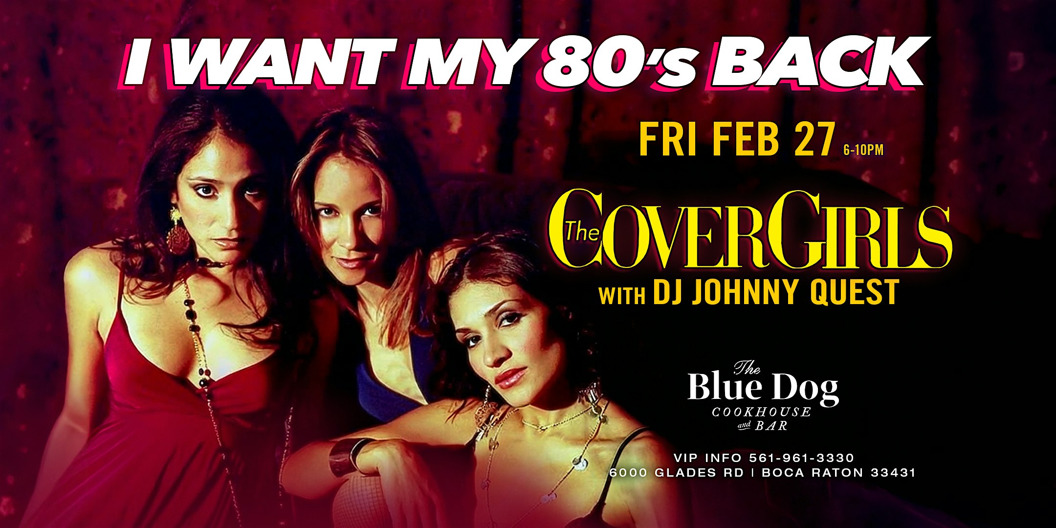 I Want My 80's Back:  The Cover Girls & DJ Johnny Quest Performing Live