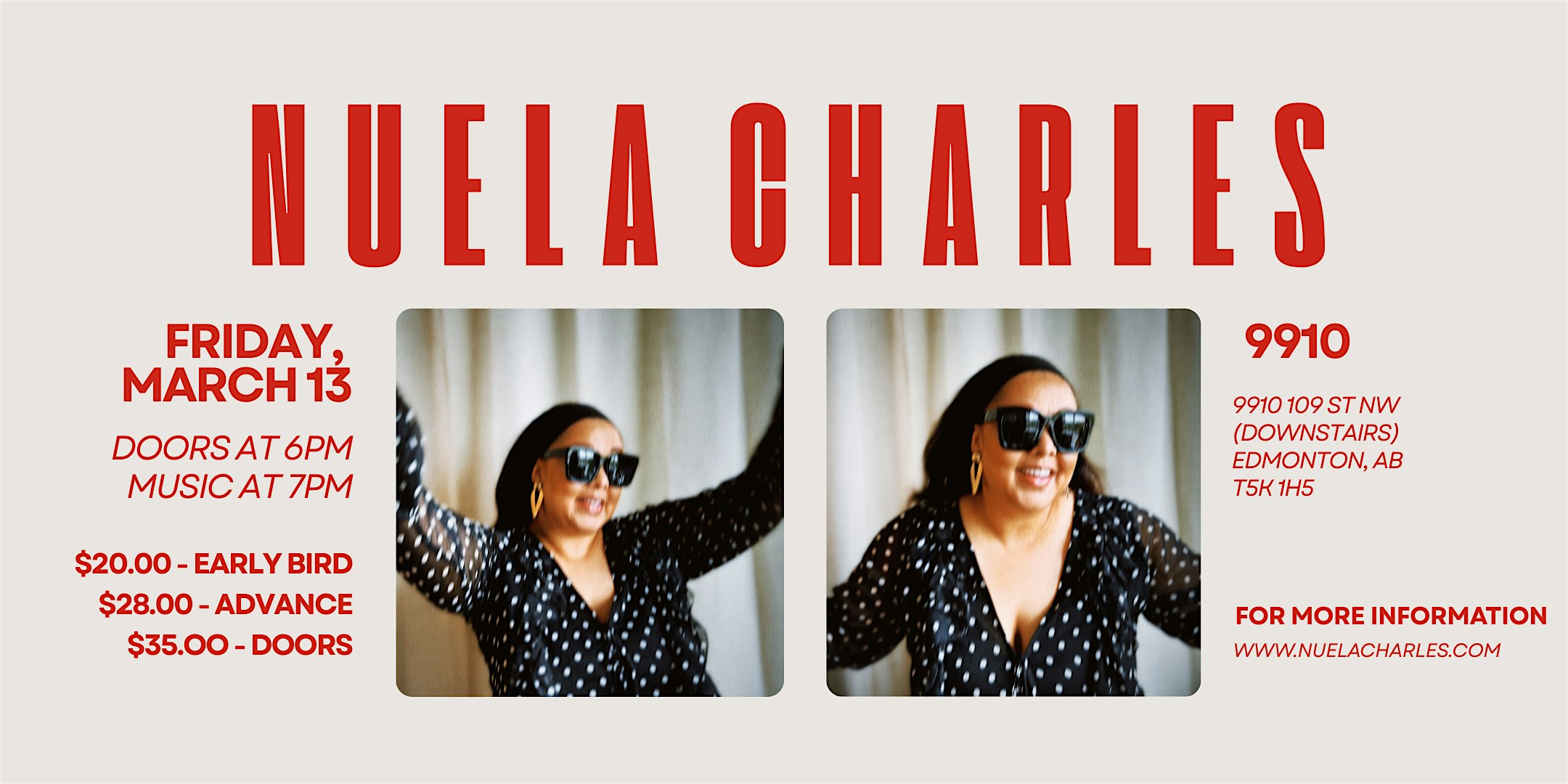 JUNOS Celebration & Release Show w/ Nuela Charles