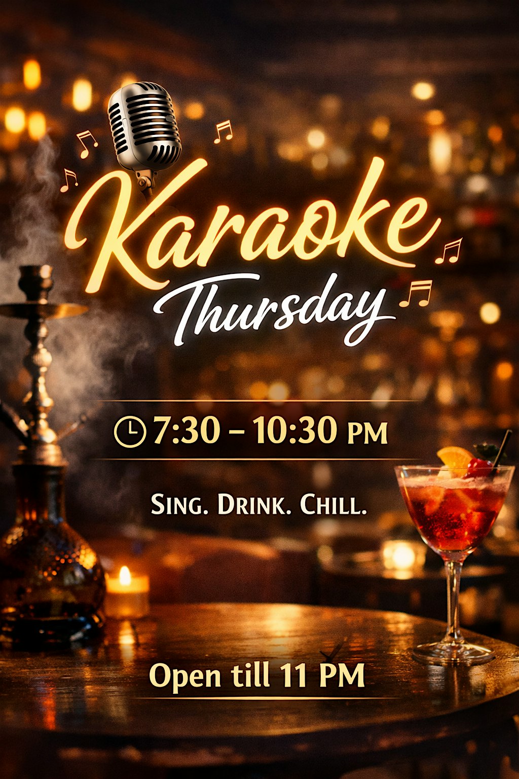 Karaoke Thursday – Free Entry Flyer