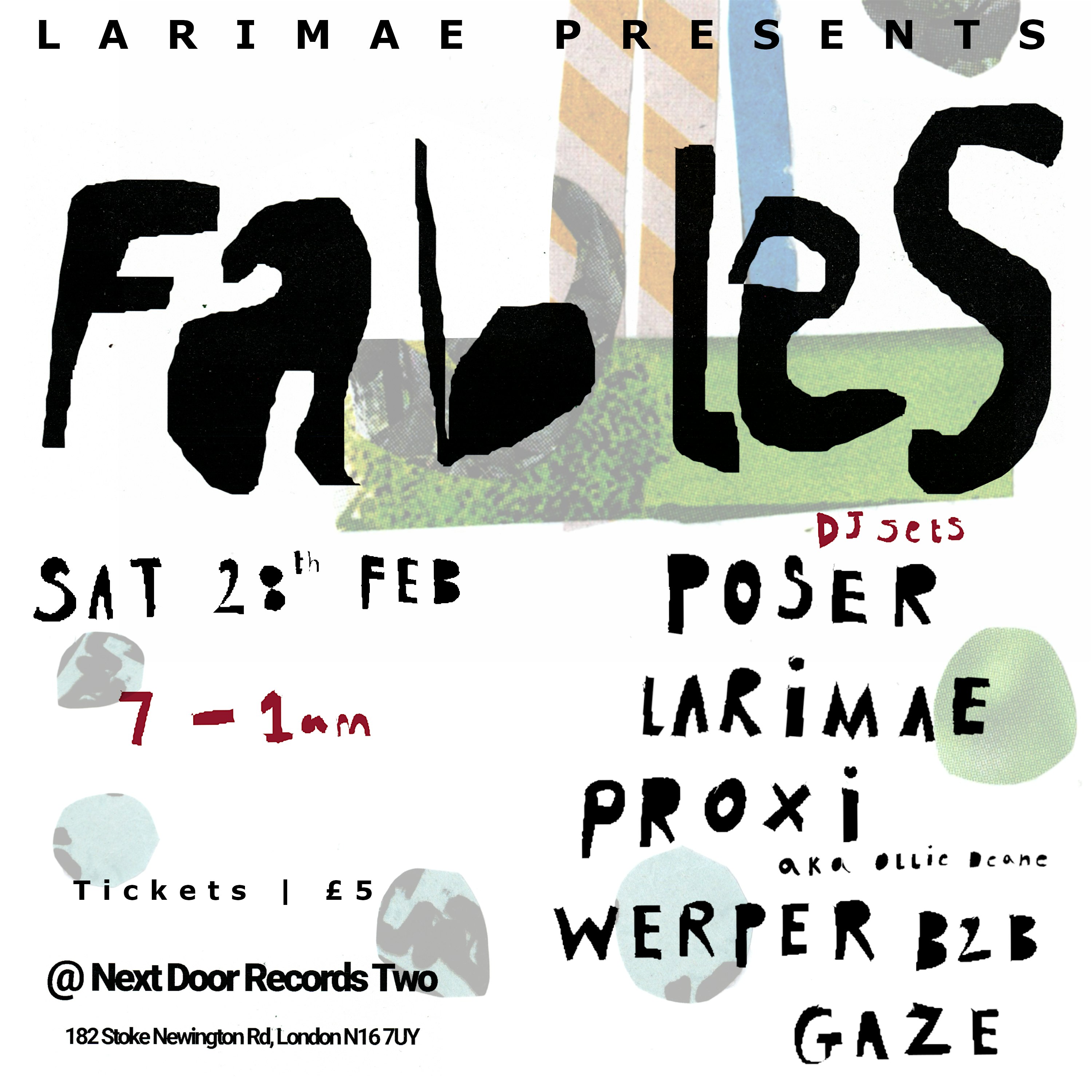 Larimae Presents Fables iii: POSER | Larimae |Proxi | Werper B2B Gaze