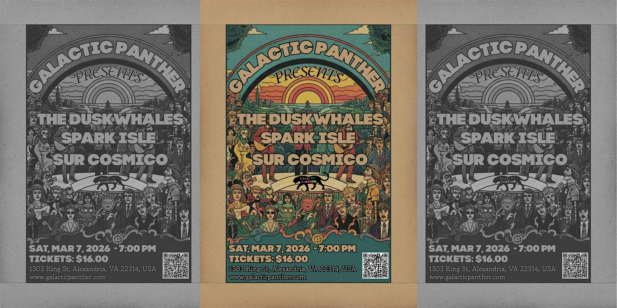 LIVE MUSIC: The Duskwhales // Sur Cósmico // Spark Isle