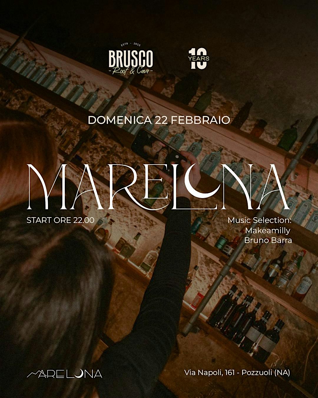 MARELUNA at @Brusco - 22/02 Flyer