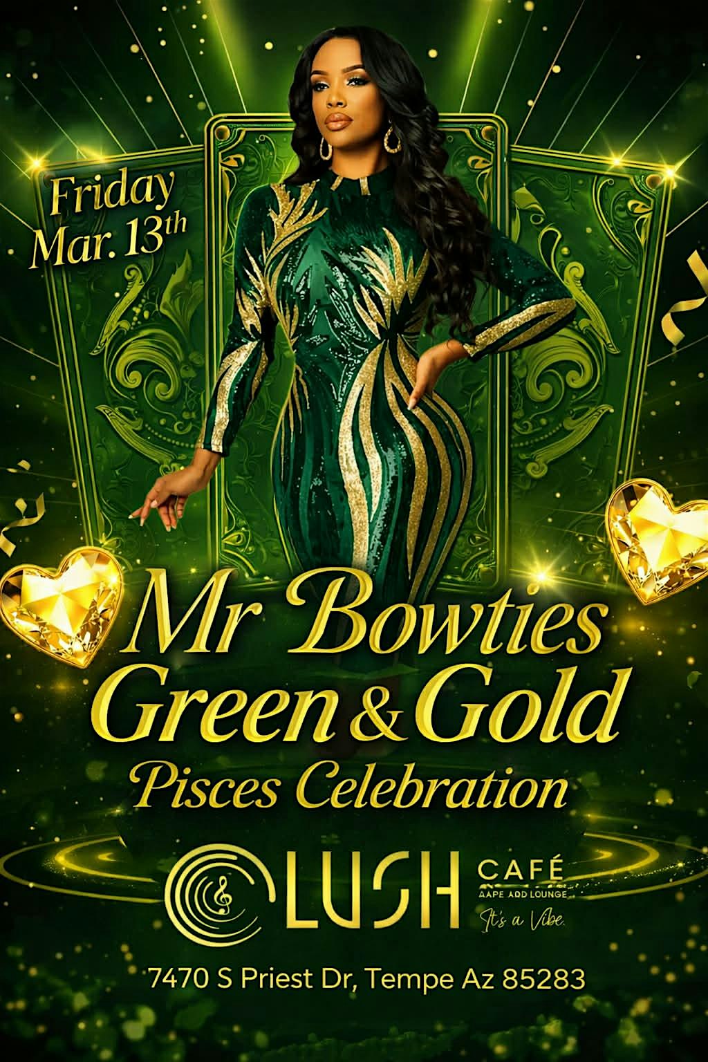 Mr .Bowtie's   Green & Gold Pisces Affair