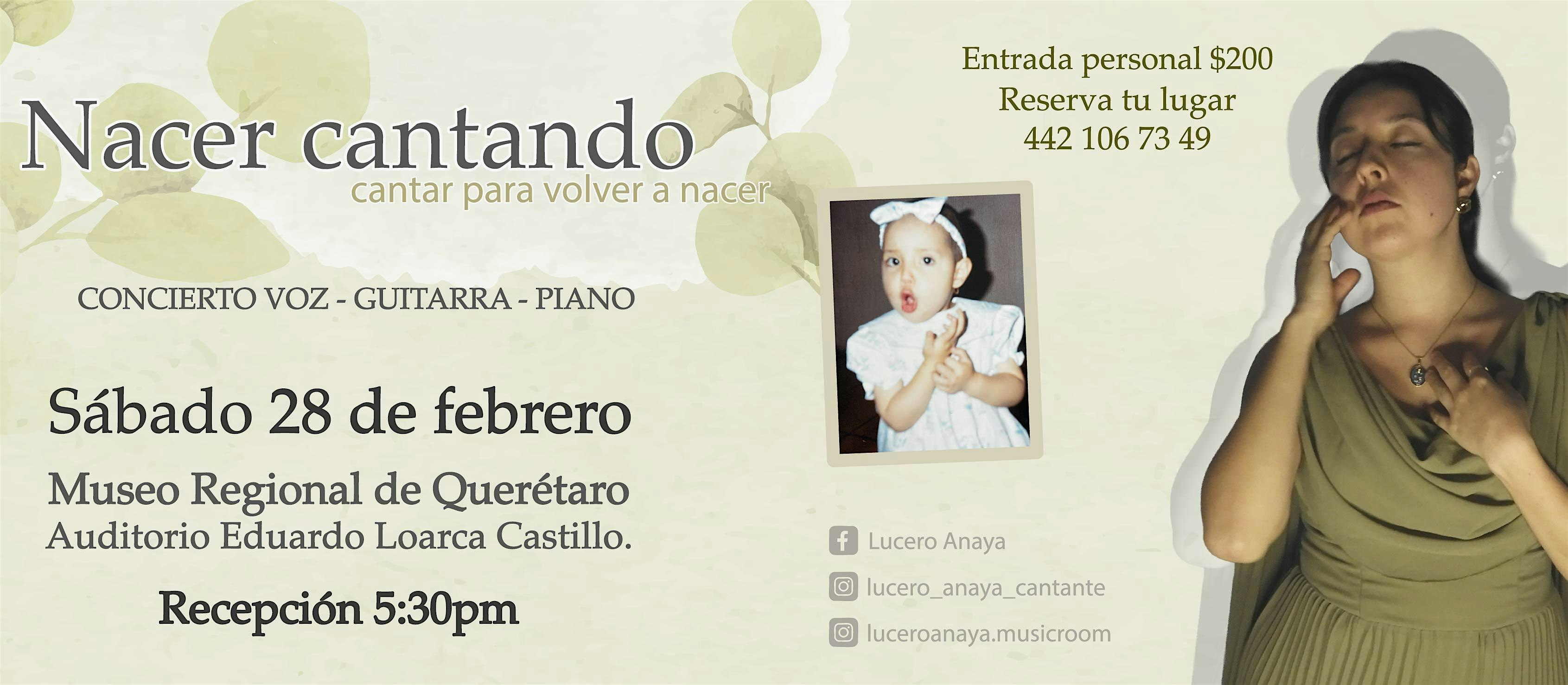 Nacer cantando - Cantando para volver a nacer