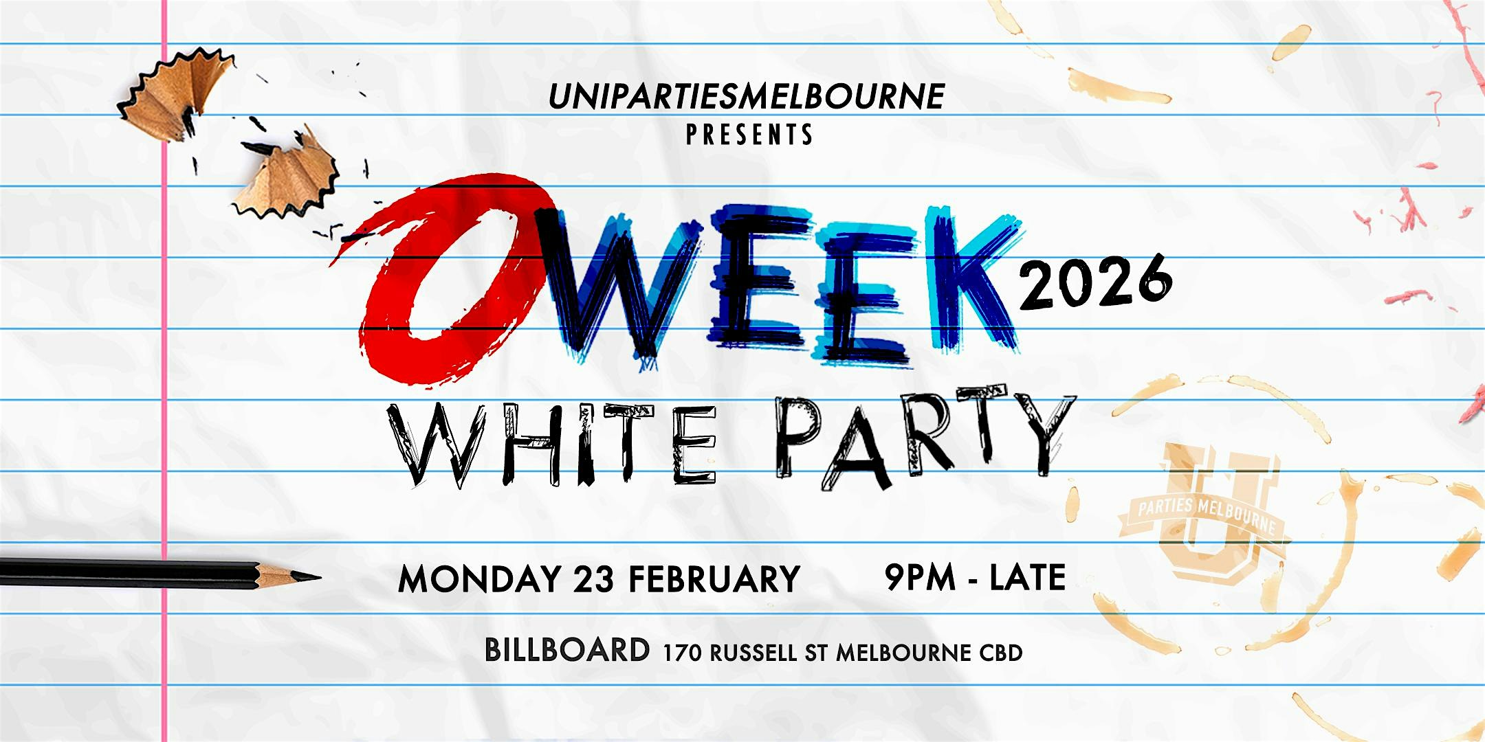 O WEEK 2026 WHITE PARTY