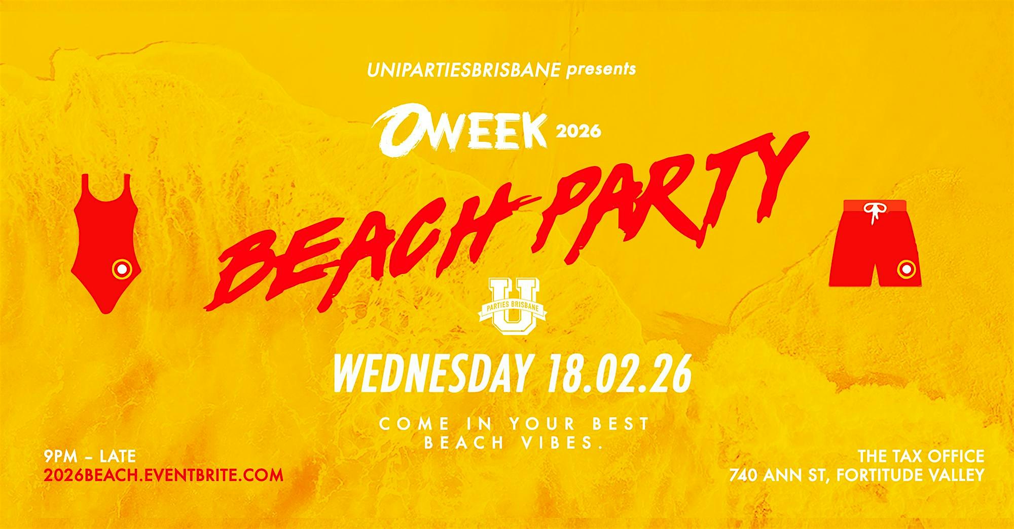 O WEEK Beach Party 2026