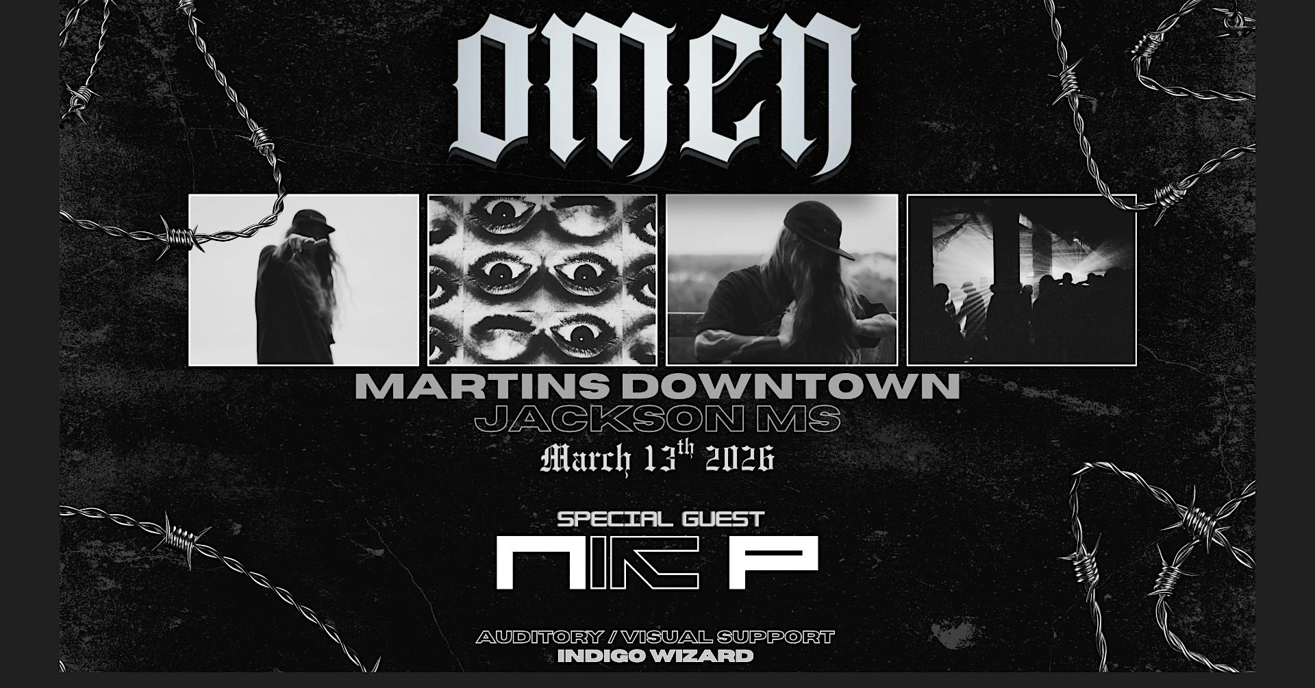 OMEN with Nik P and Indigo Wizard at Martin's Downtown