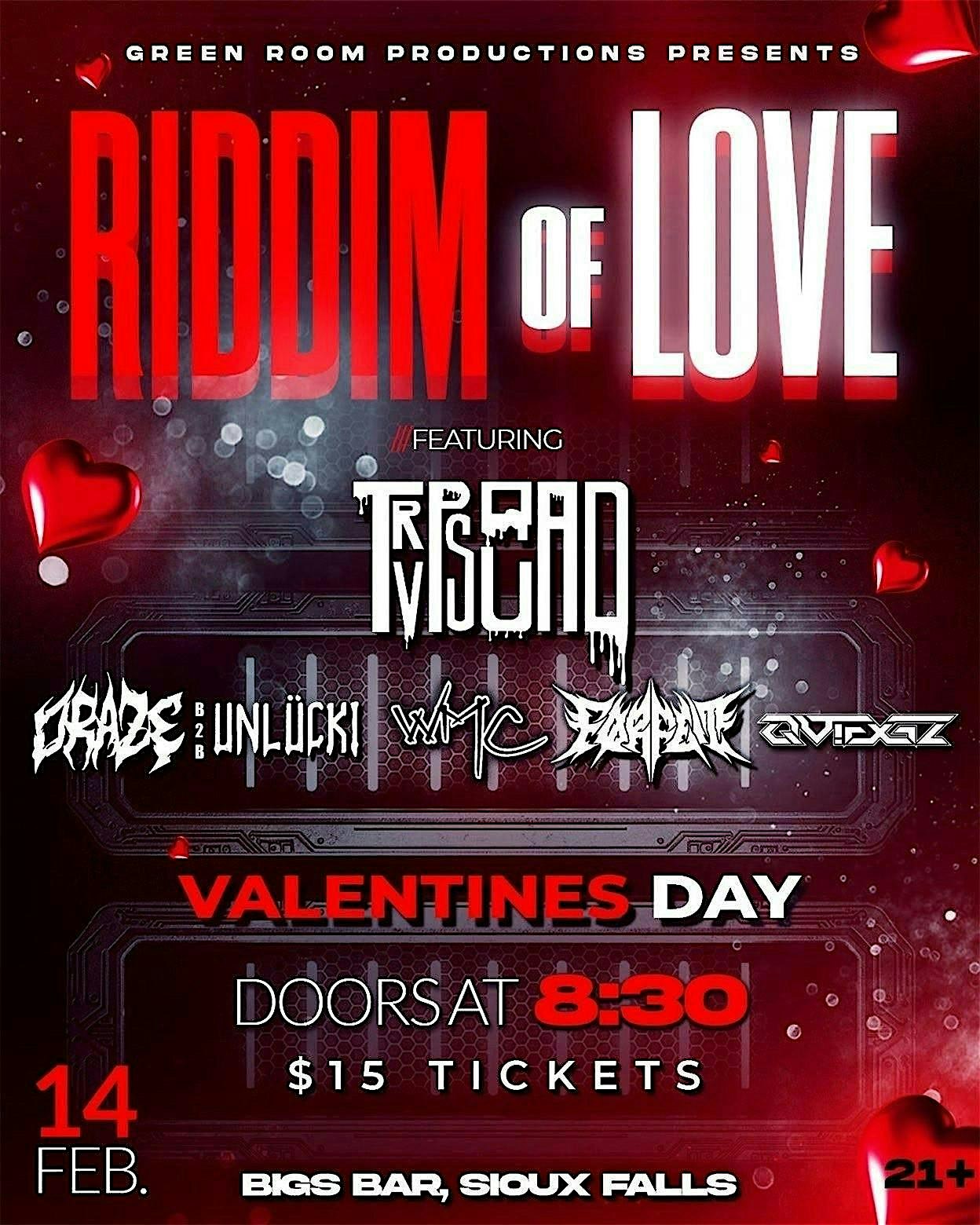 RIDDIM OF LOVE (EDM BASS TAKEOVER) at Bigs Bar Live