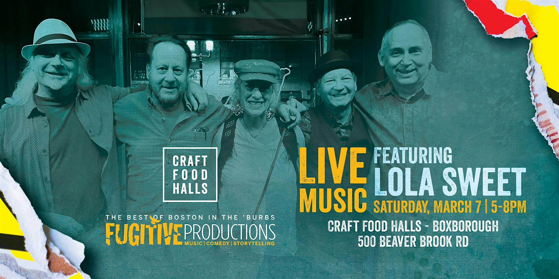 Saturday Live Music at CFH - Boxborough!