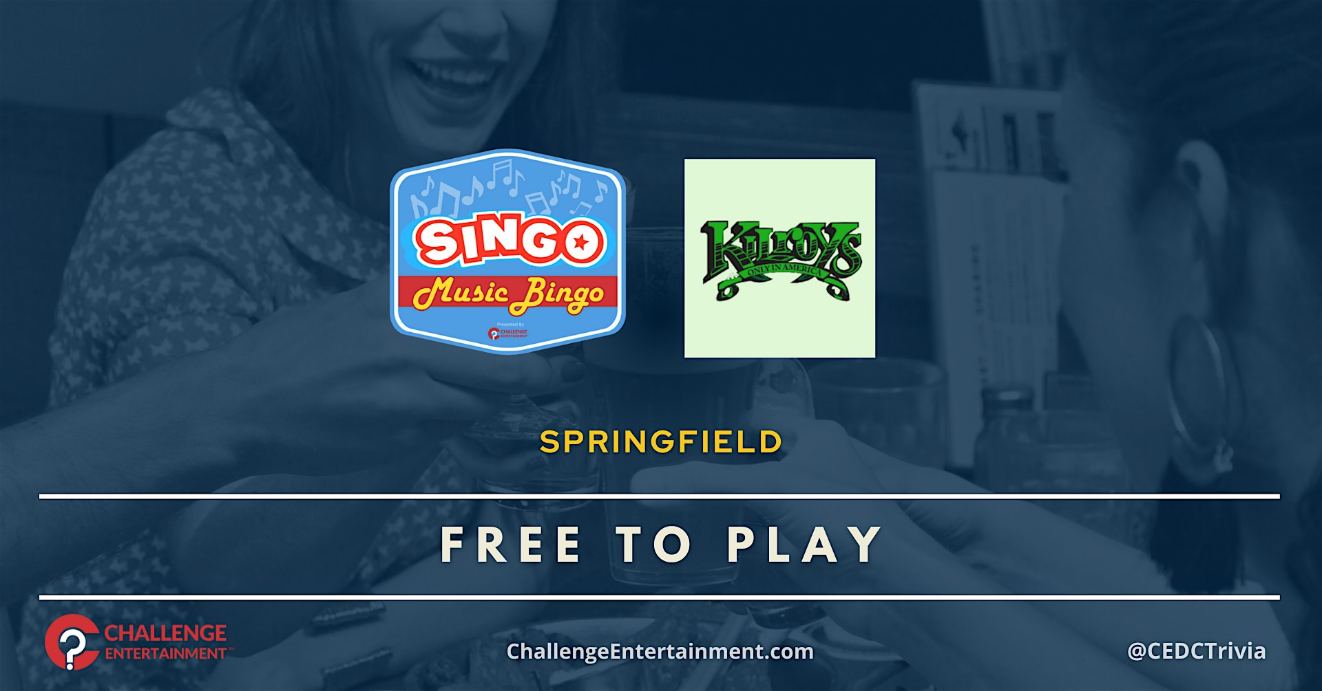 SINGO Music Bingo Nights at Kilroys - Springfield
