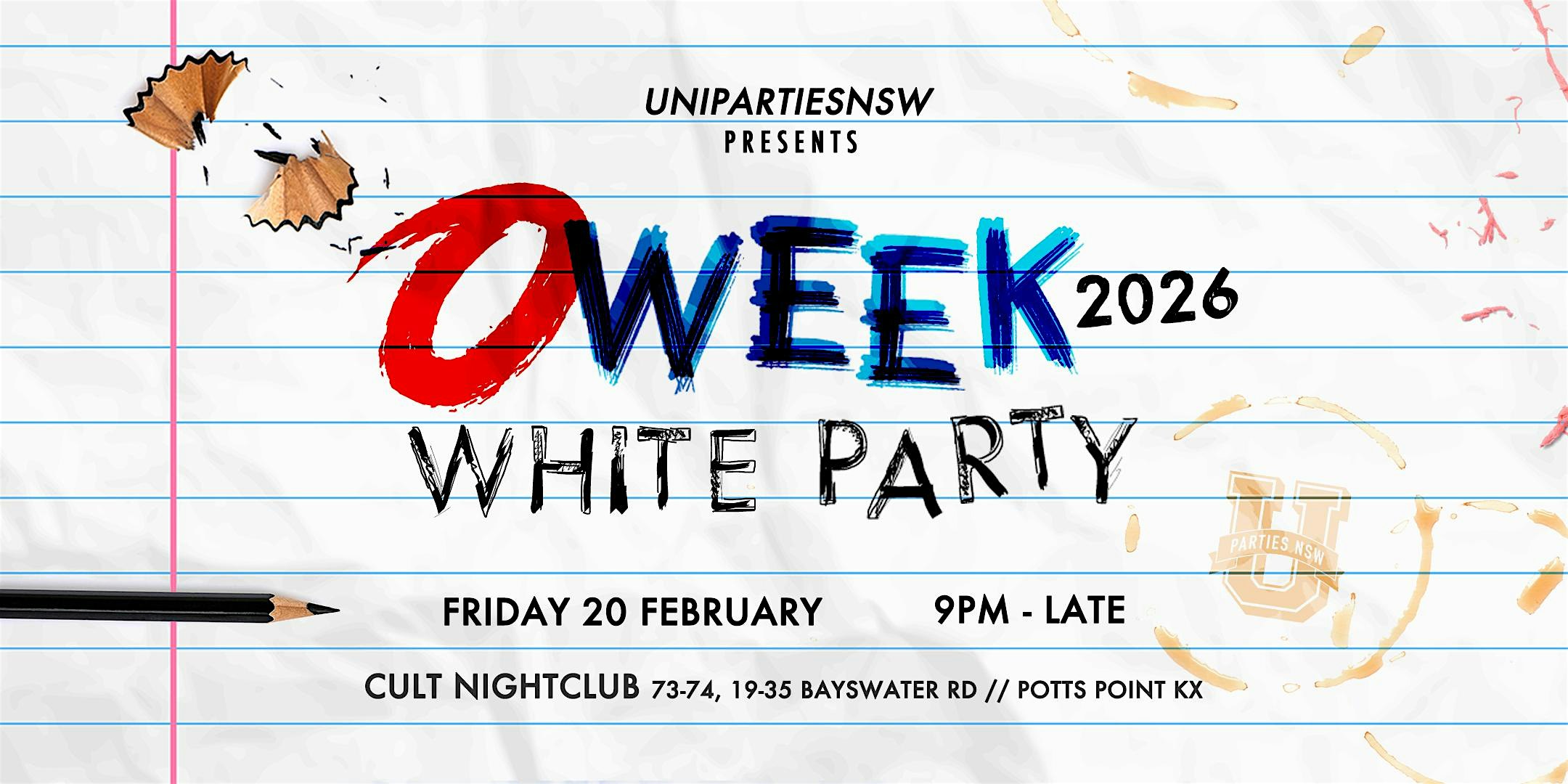 SYDNEY OWEEK 2026 WHITE PARTY