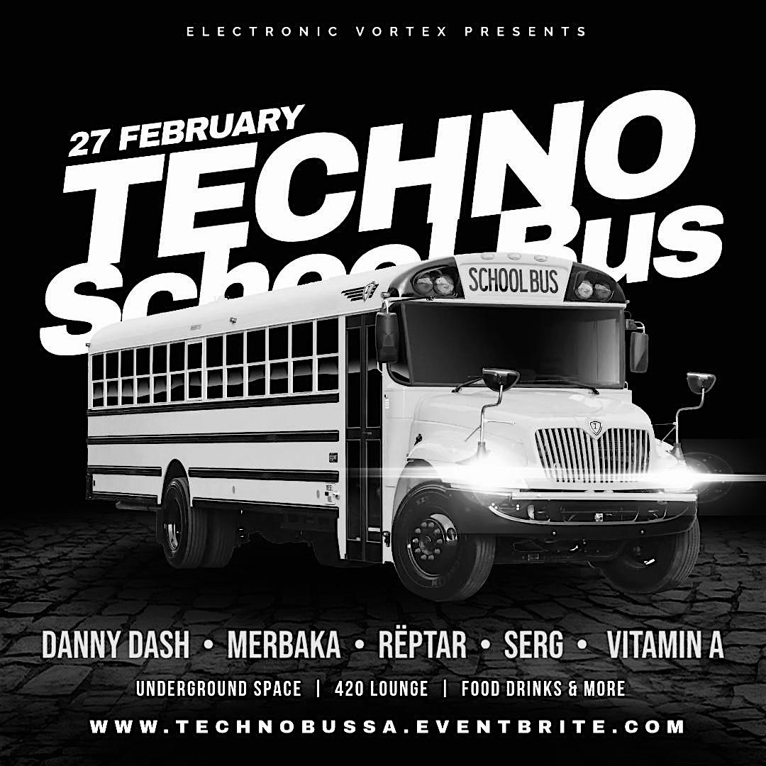 Techno School Bus Underground Rave San Antonio