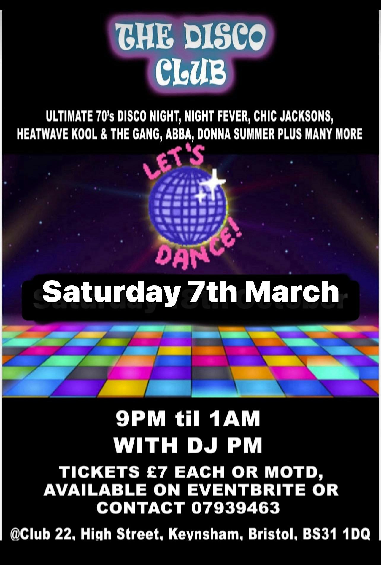 The Disco Club with DJ PM