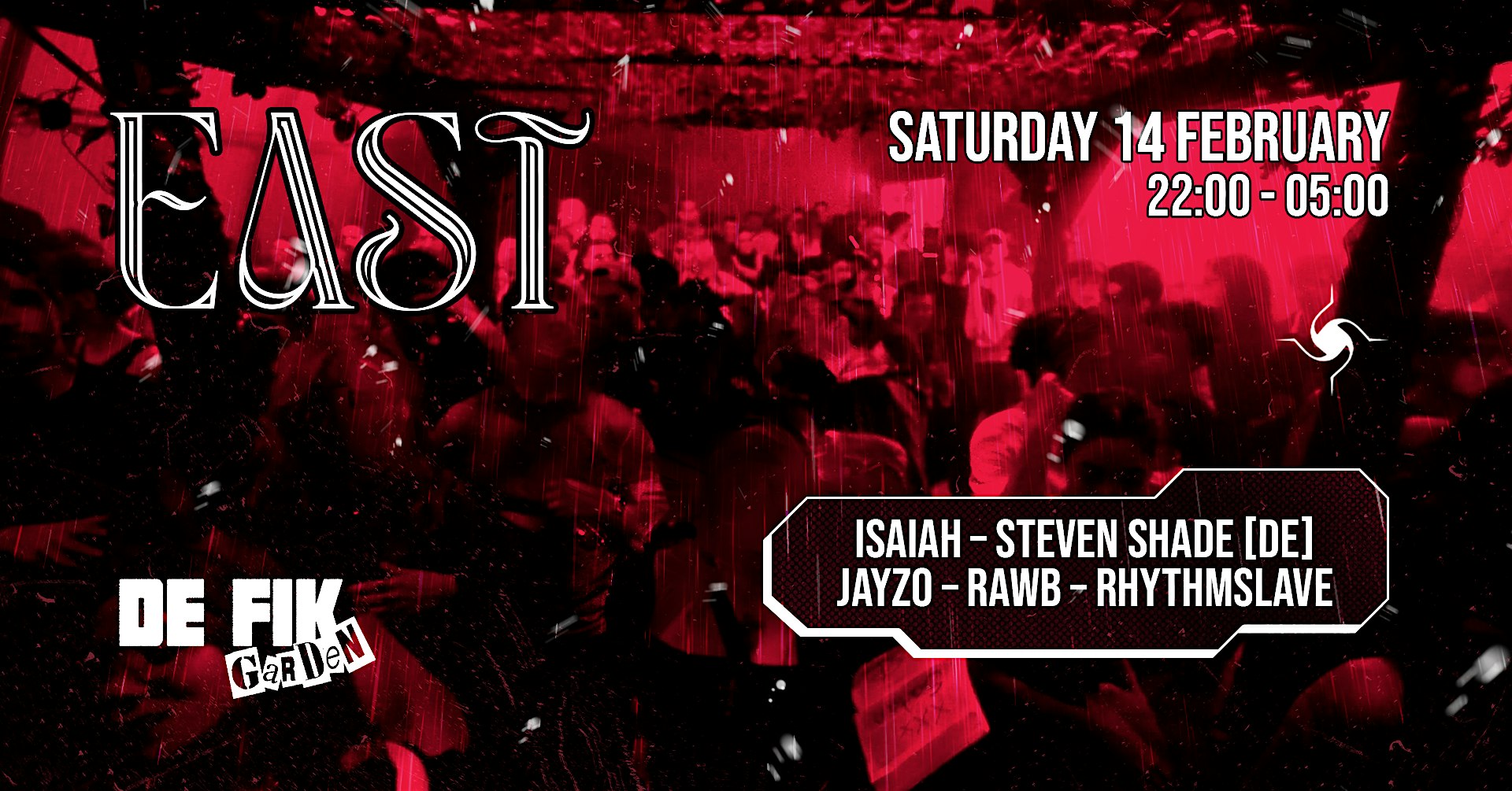 TONIGHT: EAST Techno / Warehouse Rave