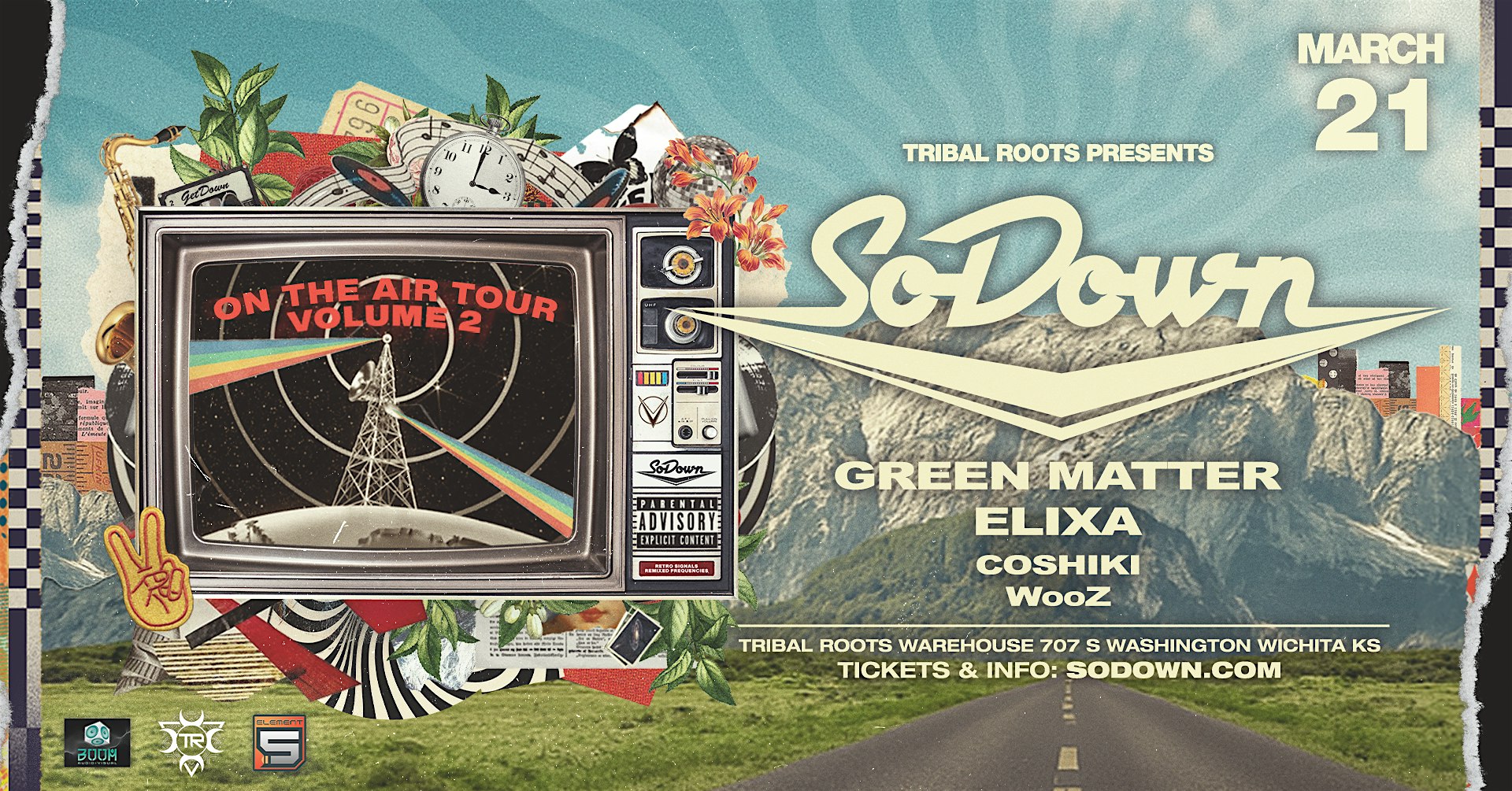 Tribal Roots presents On the Air Tour Volume 2 w/SoDown