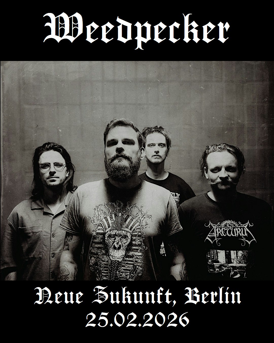 USU pres.: Weedpecker + Krokofant | Neue Zukunft - 25.02.2026