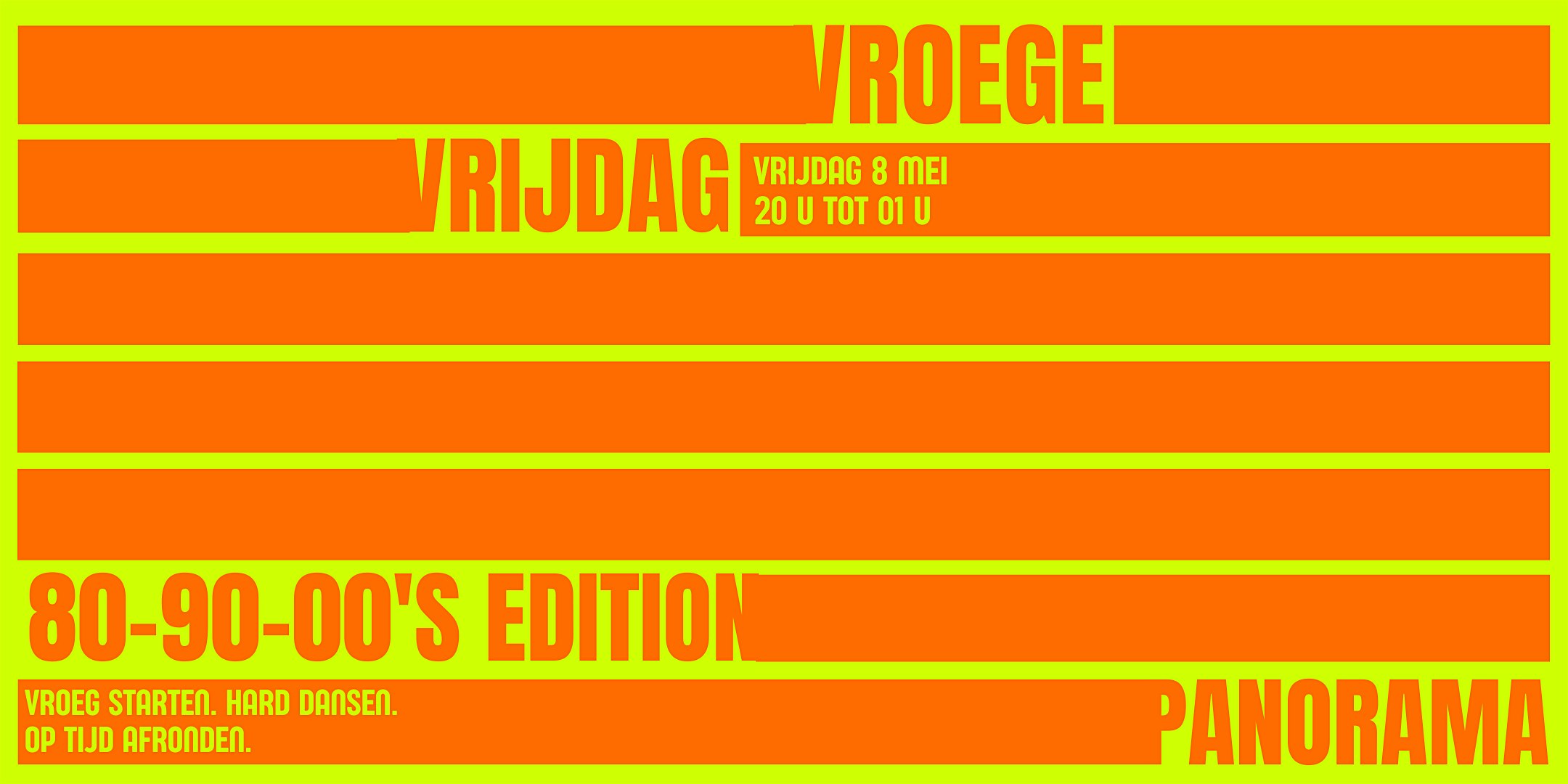 VROEGE VRIJDAG - 809000'S EDITION (18+)