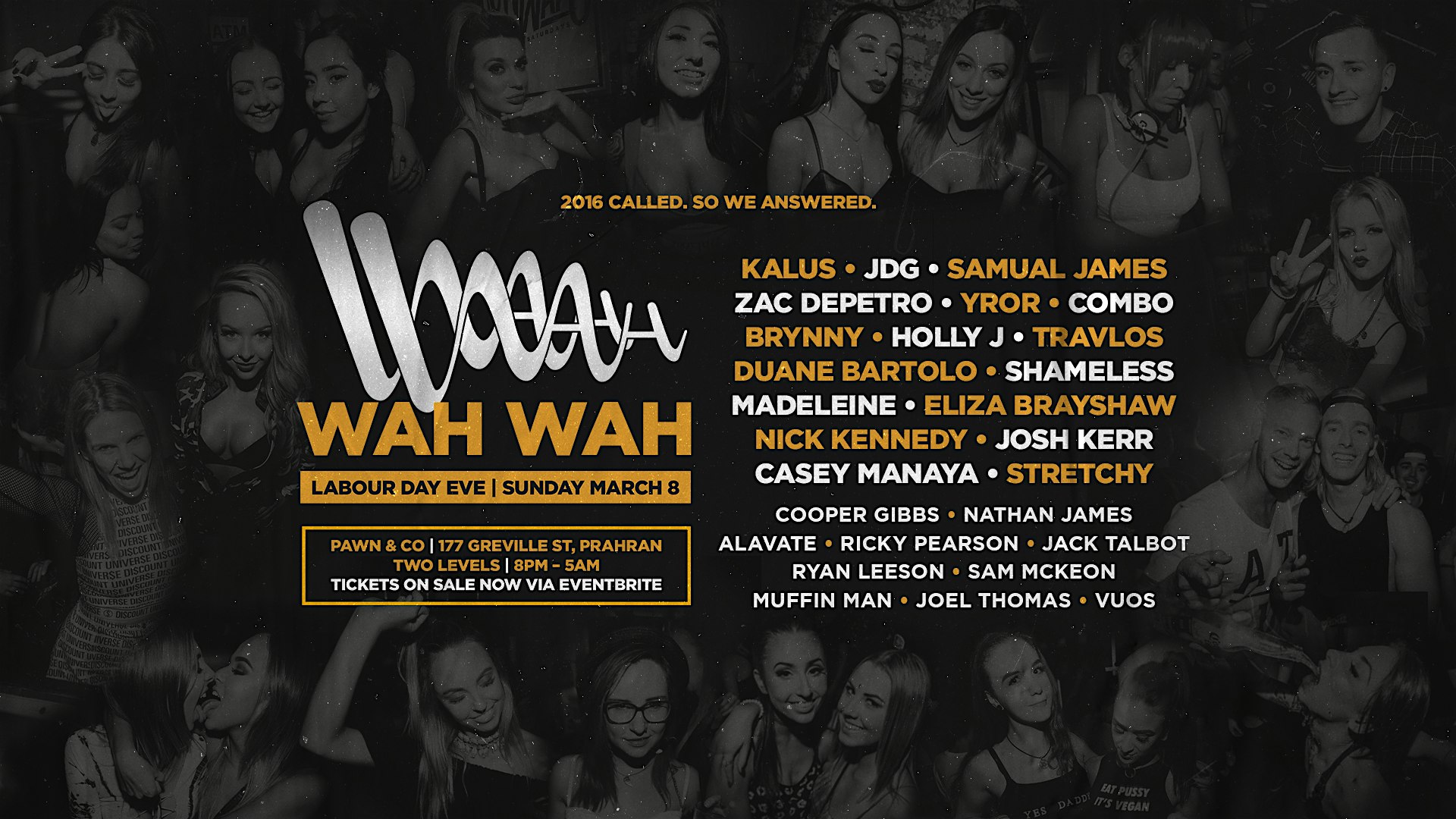 Wah Wah Reunion | Labour Day Eve