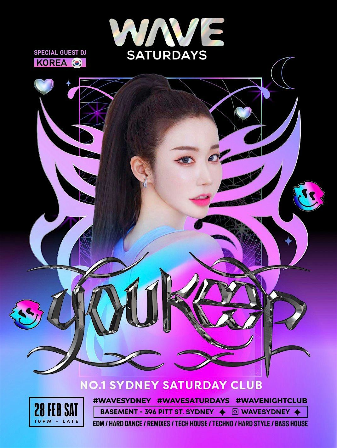 WAVE loves YOUKEEP - SAT 28 Feb 2026