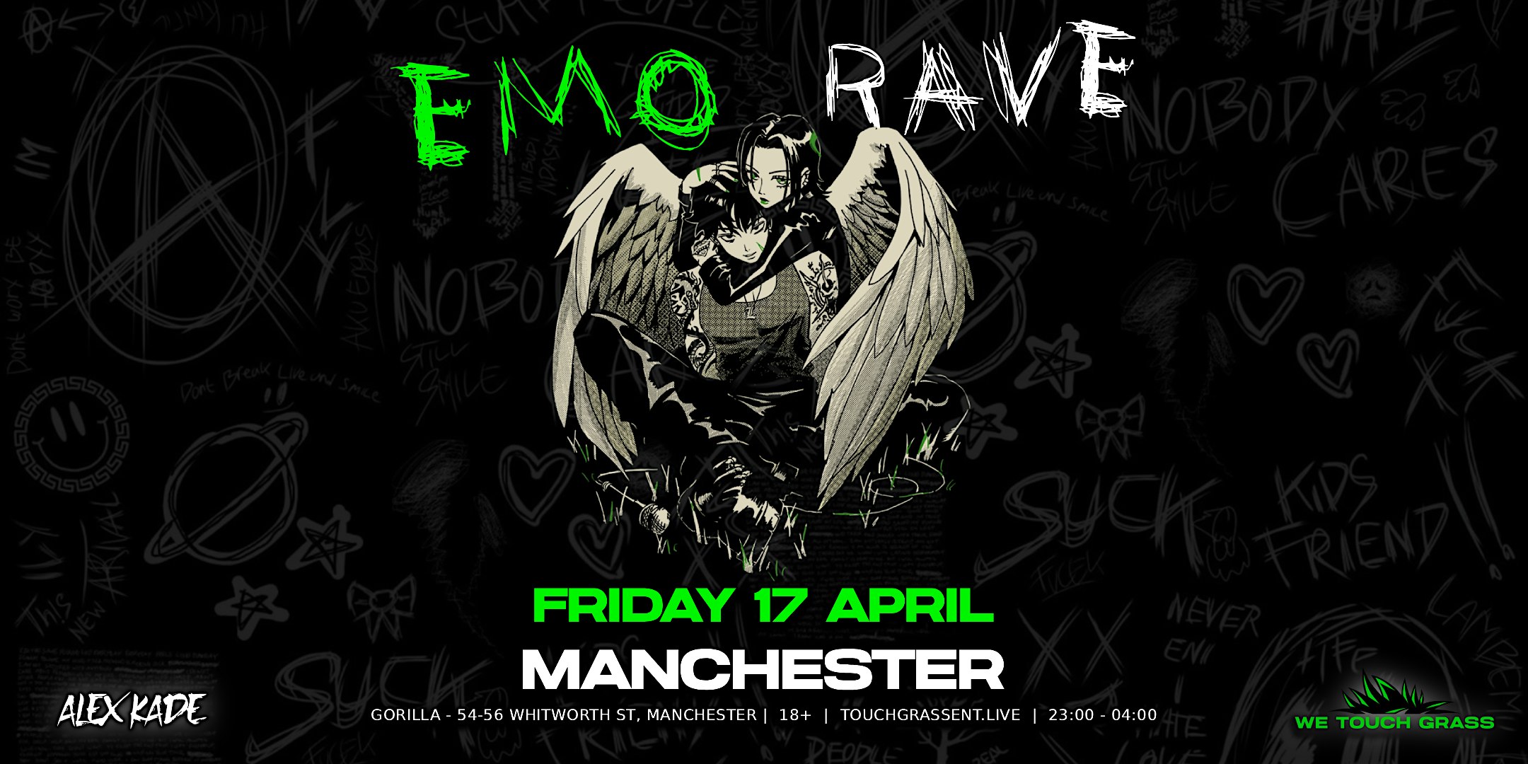 #WeTouchGrass presents: MANCHESTER Emo Rave