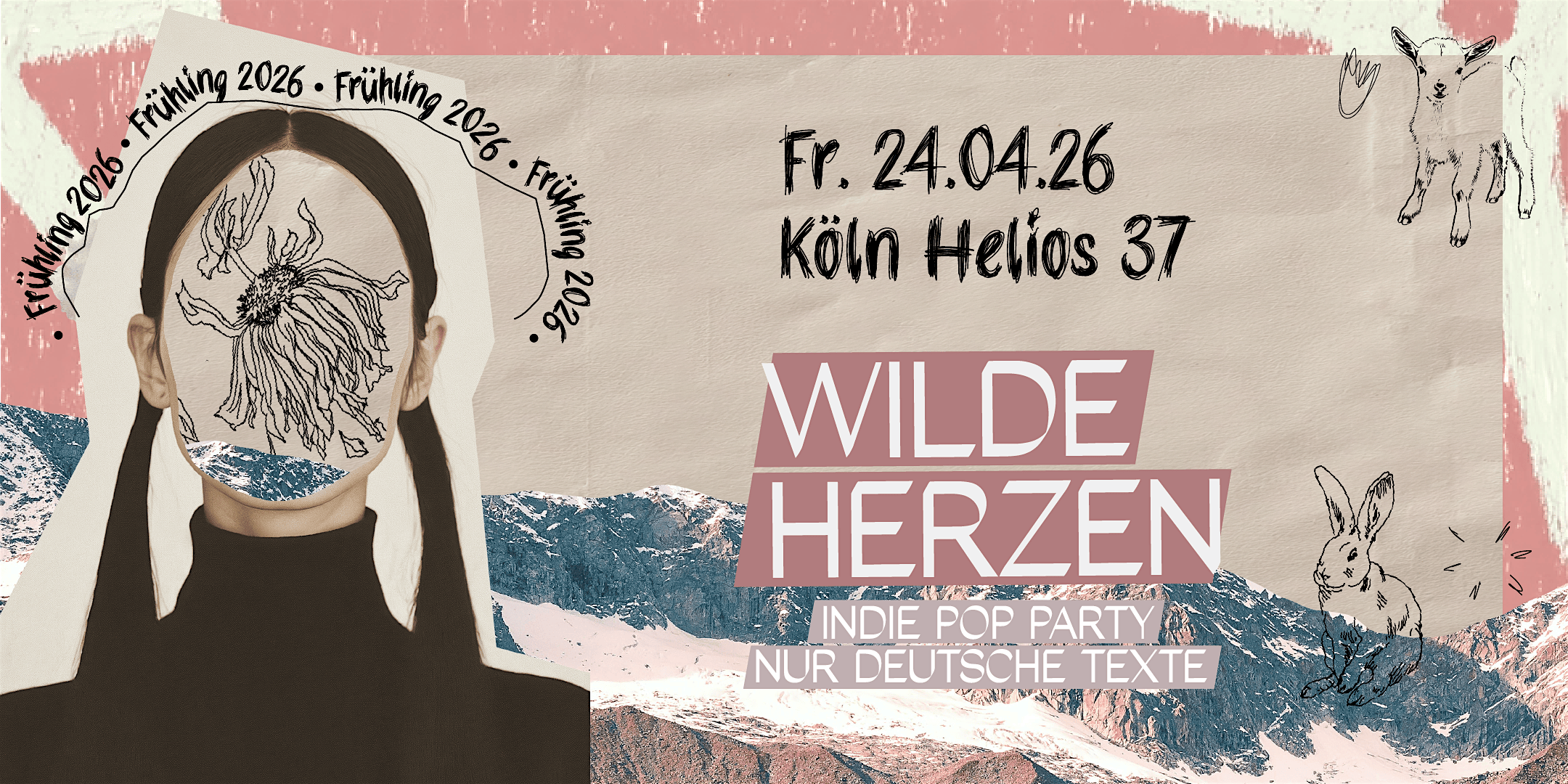 Wilde Herzen + Peinlo Pop Party • Helios 37•  Köln