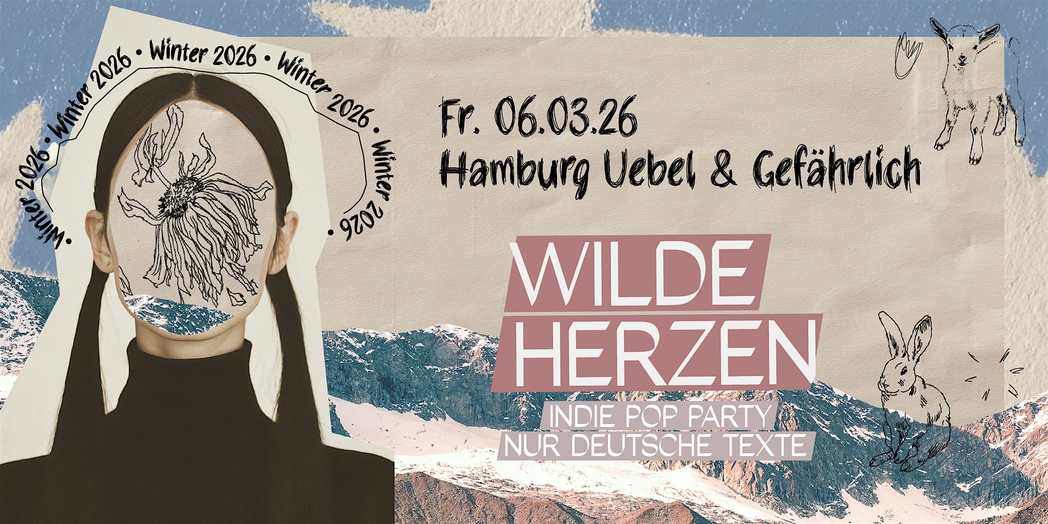 Wilde Herzen + Peinlo Pop Party • Uebel & Gefährlich • Hamburg
