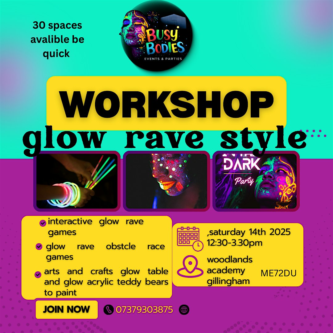 workshop glow rave