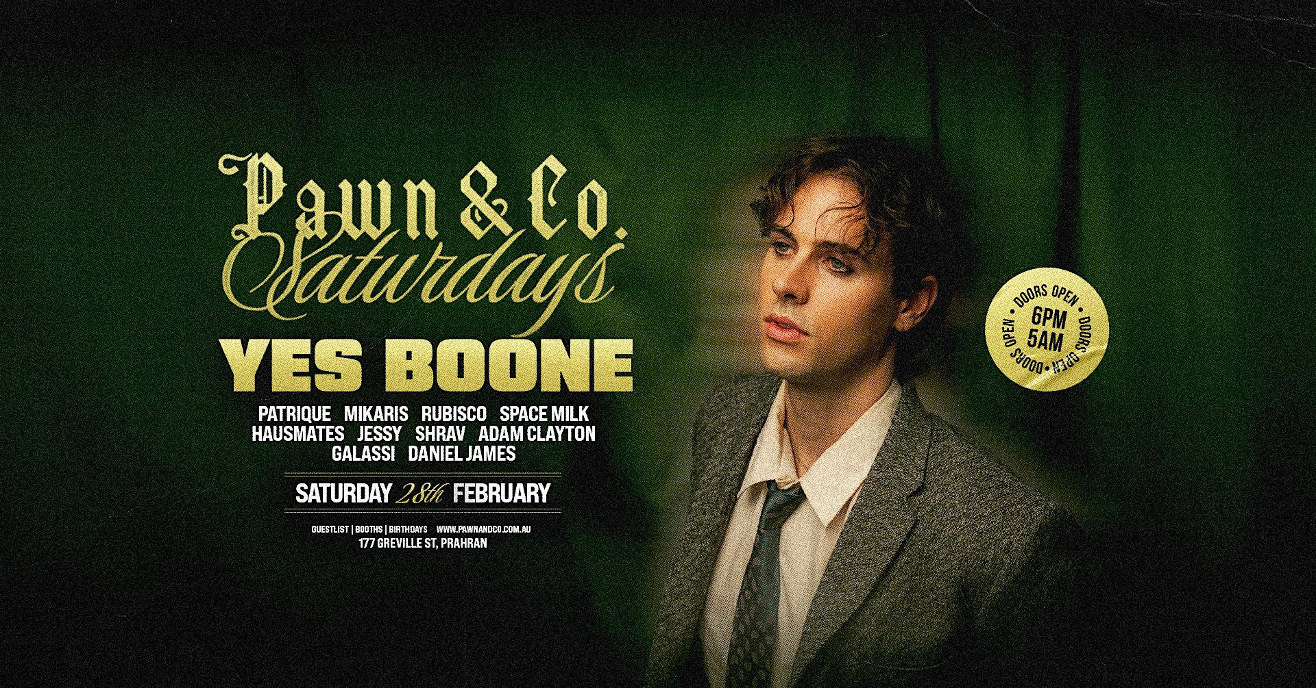 Yes Boone | Pawn & Co. [Melb Exclusive]